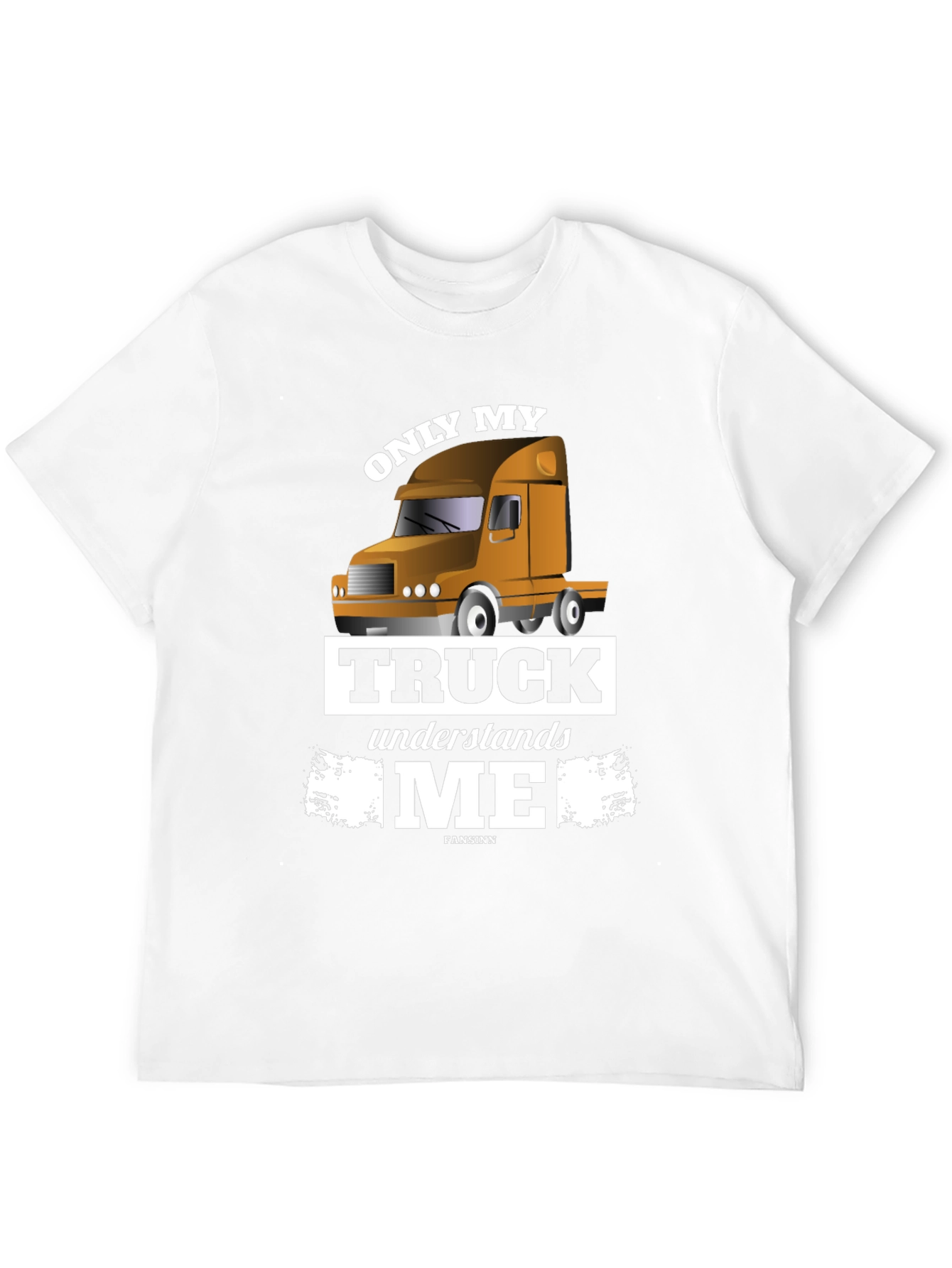 Only My Truck Understands Me - Black T-Shirt