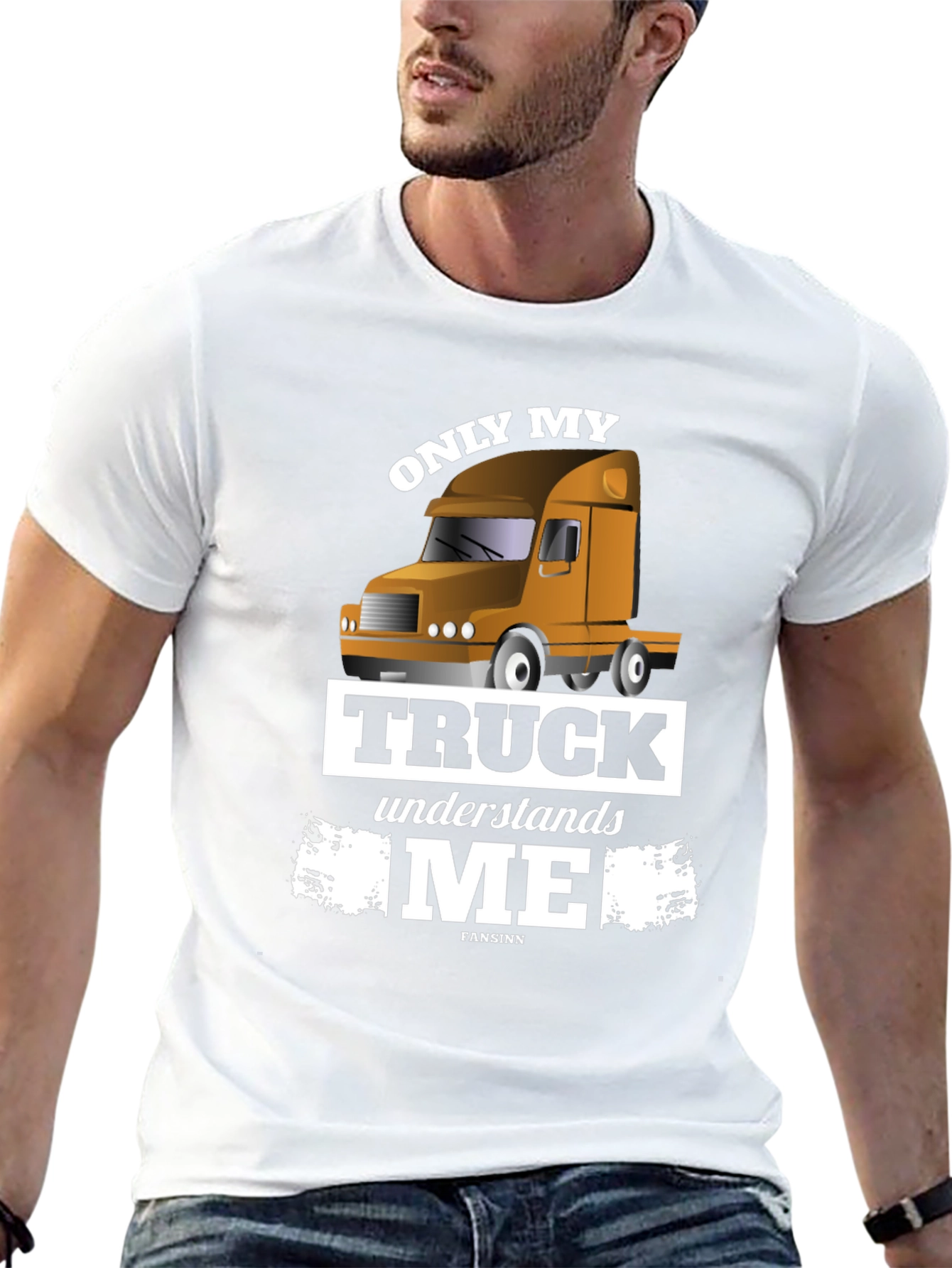 Only My Truck Understands Me - Black T-Shirt