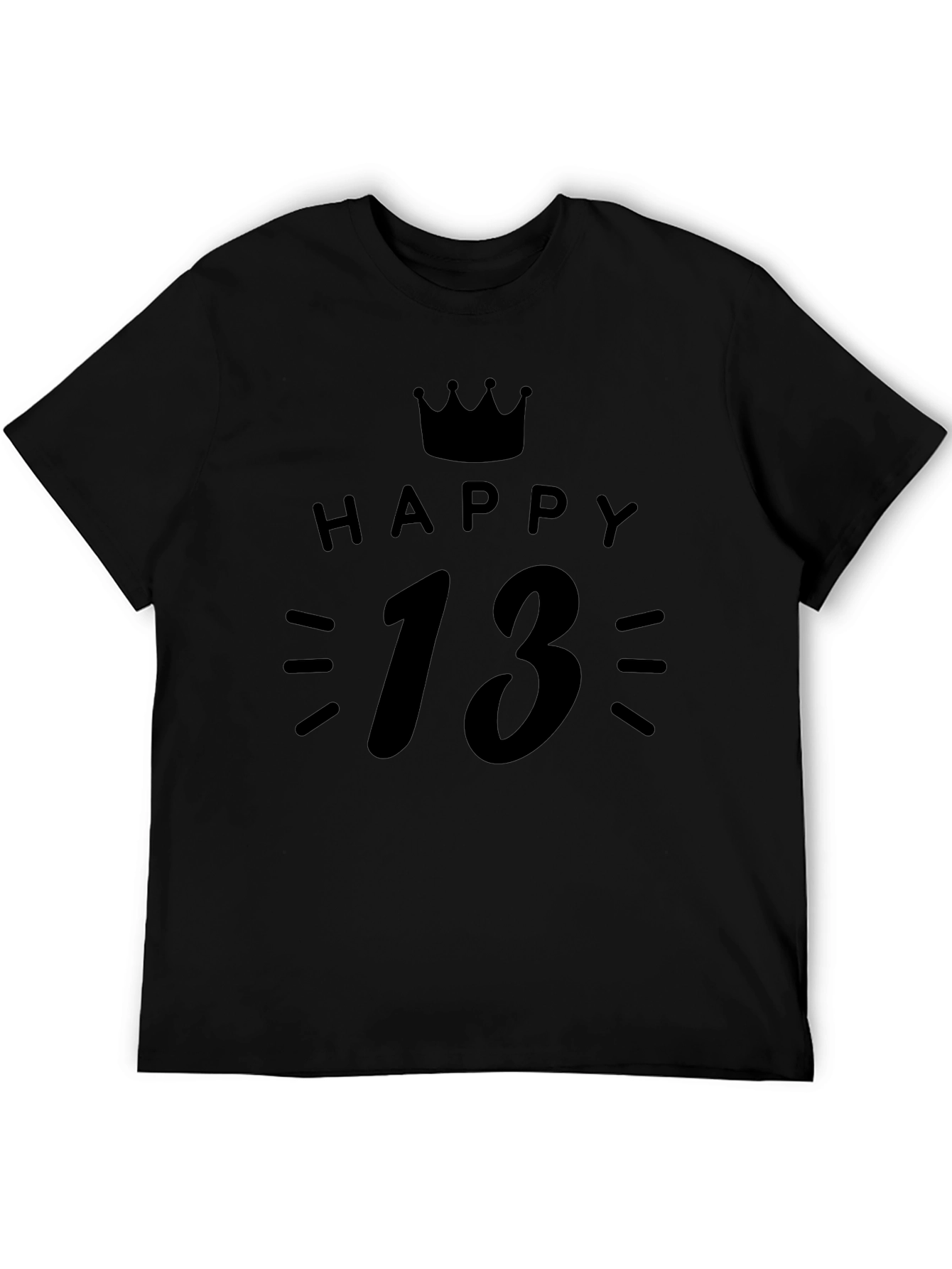 Happy 13th Birthday Crown T-Shirt