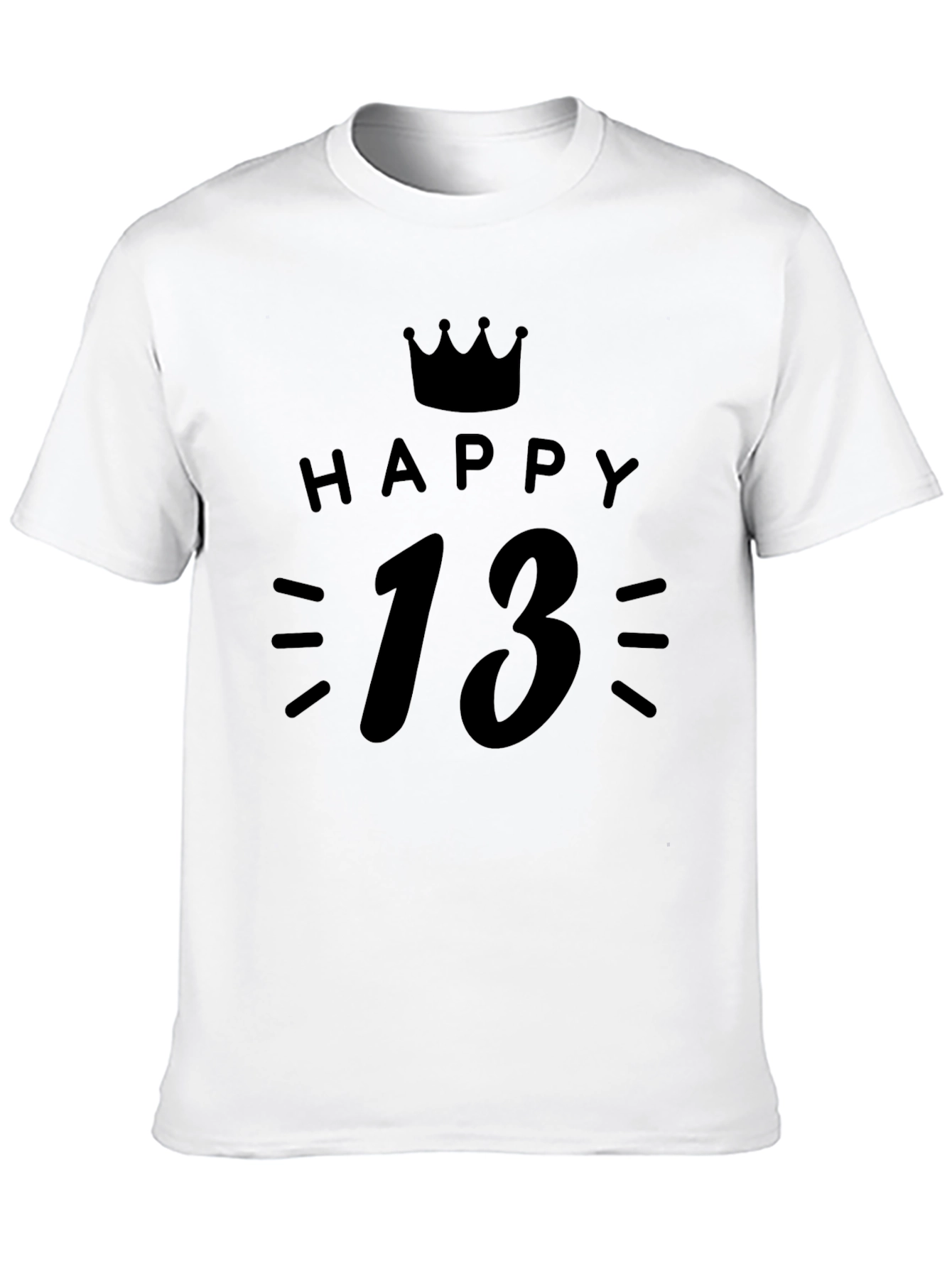 Happy 13th Birthday Crown T-Shirt