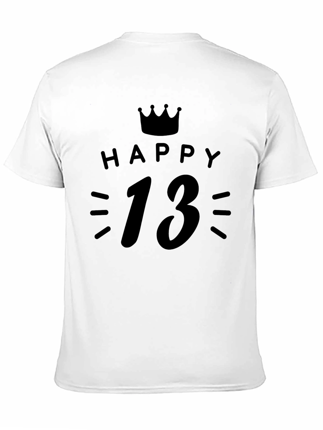 Happy 13th Birthday Crown T-Shirt