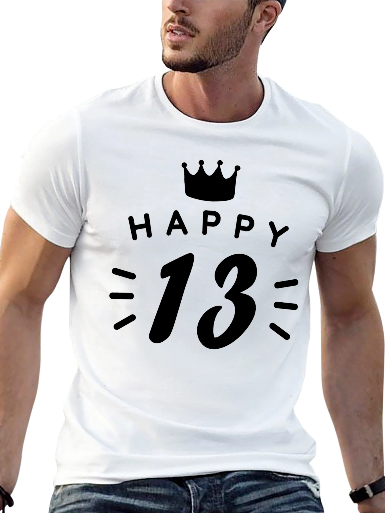 Happy 13th Birthday Crown T-Shirt