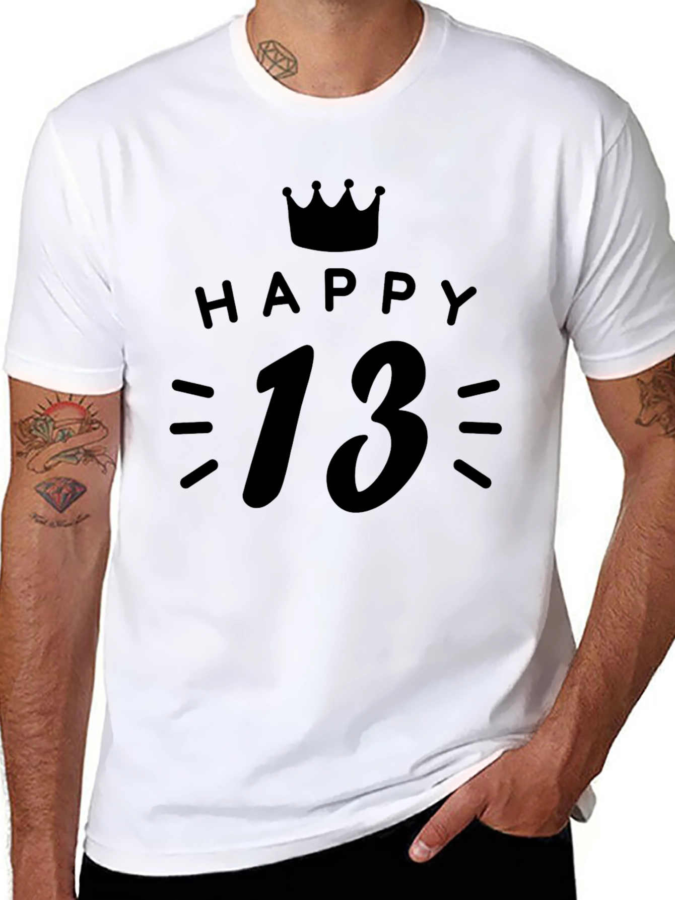 Happy 13th Birthday Crown T-Shirt