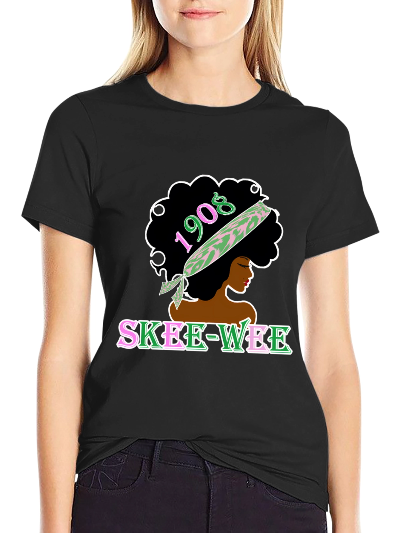 Skee-Wee T-Shirt Black Cotton Graphic Tee