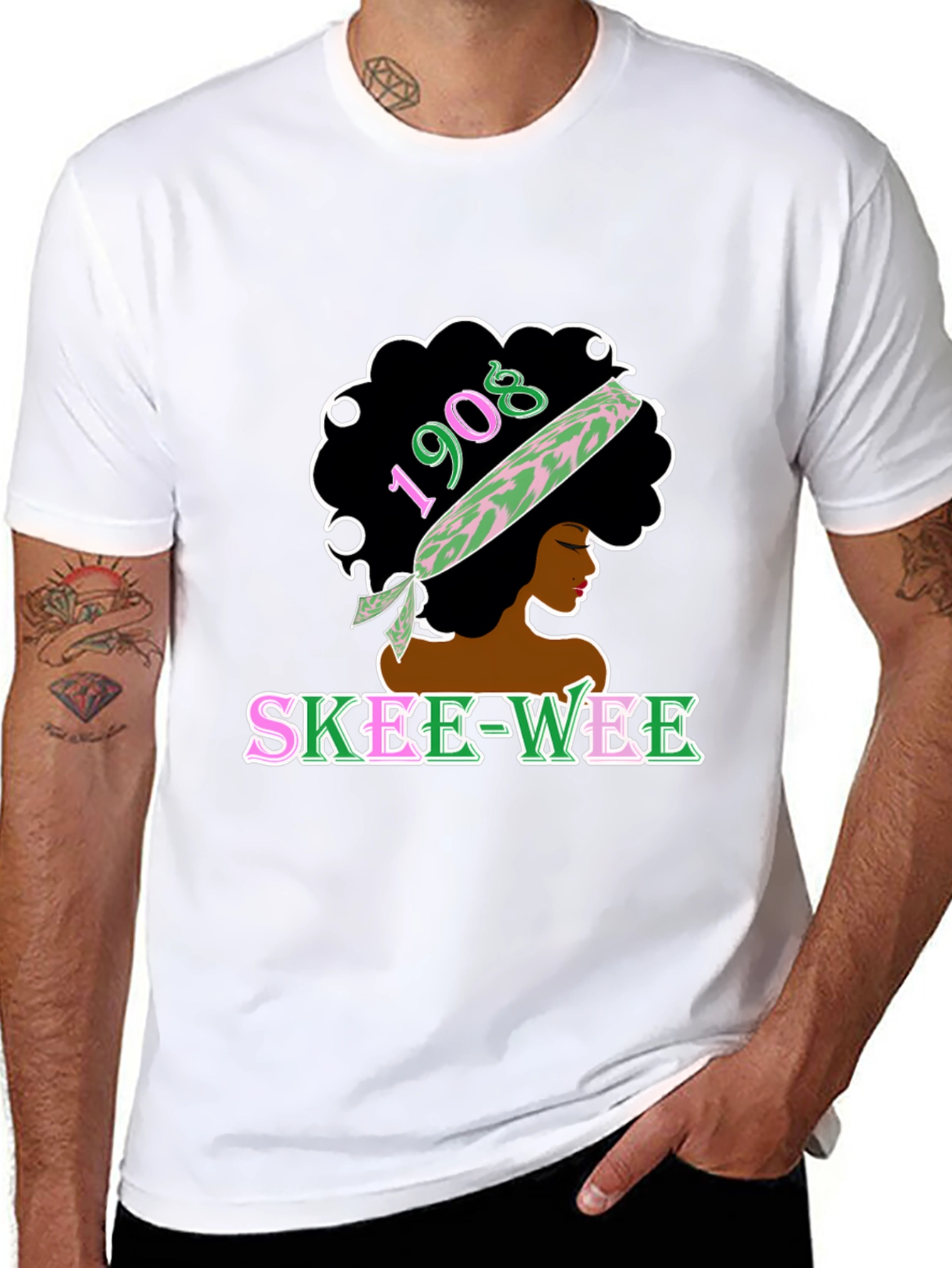 Skee-Wee T-Shirt Black Cotton Graphic Tee
