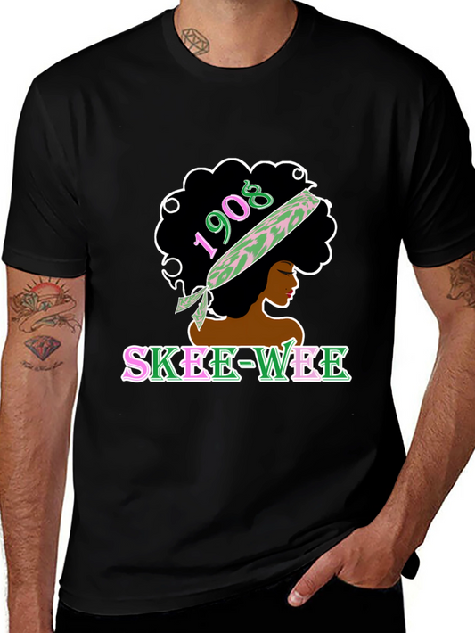 Skee-Wee T-Shirt Black Cotton Graphic Tee
