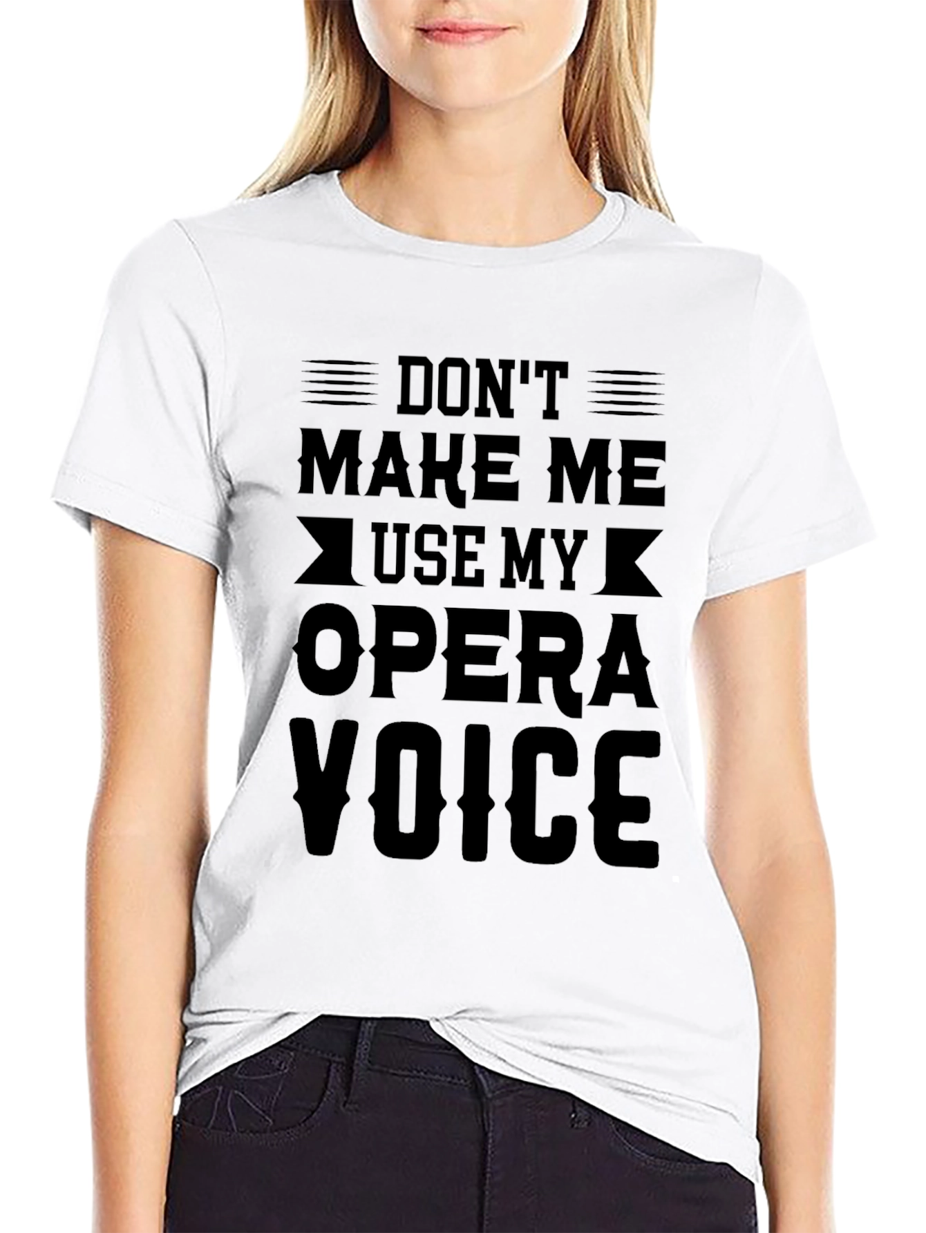 Opera Voice Graphic Tee - Humor T-Shirt