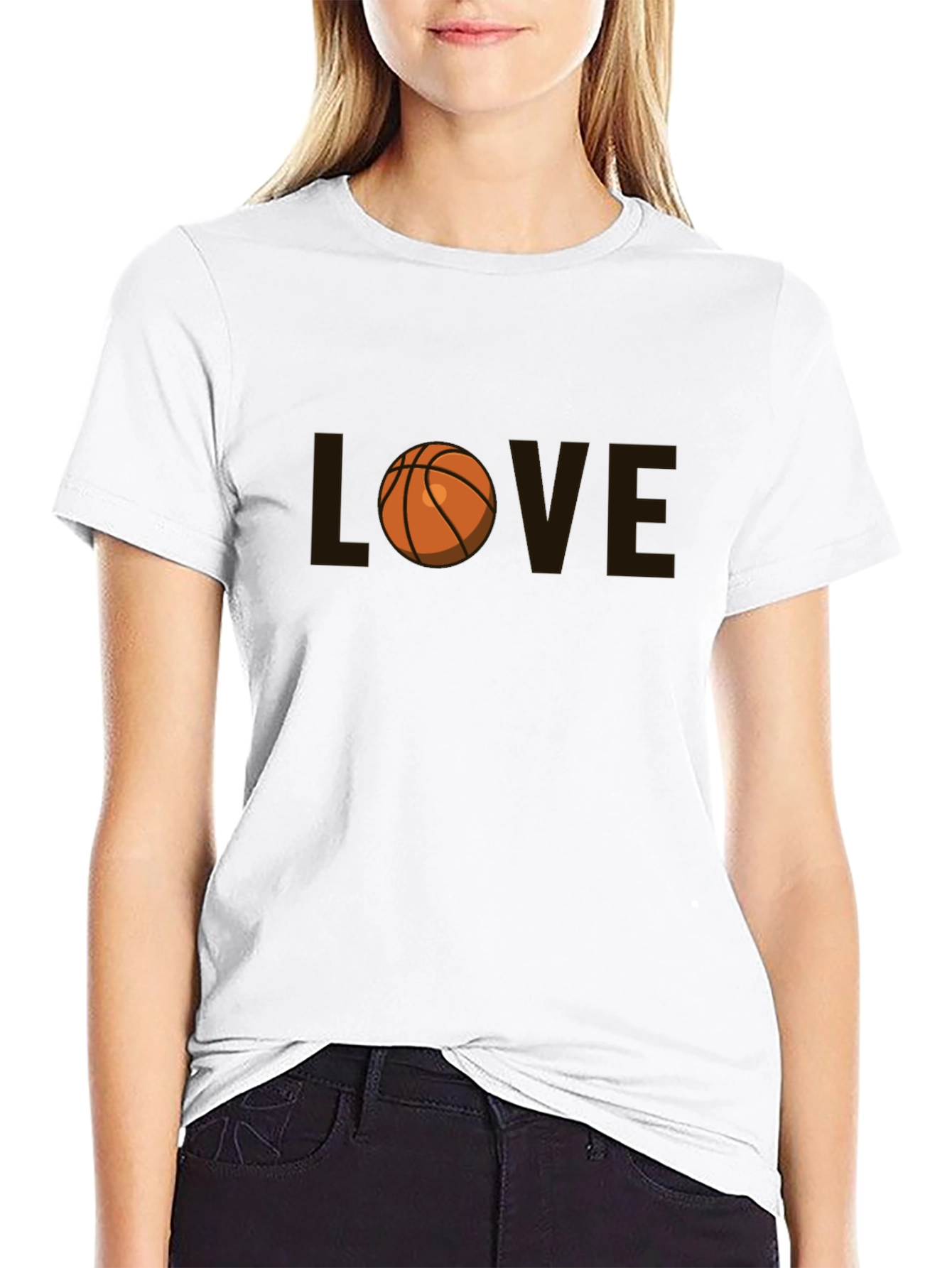 Love Basketball Graphic T-Shirt