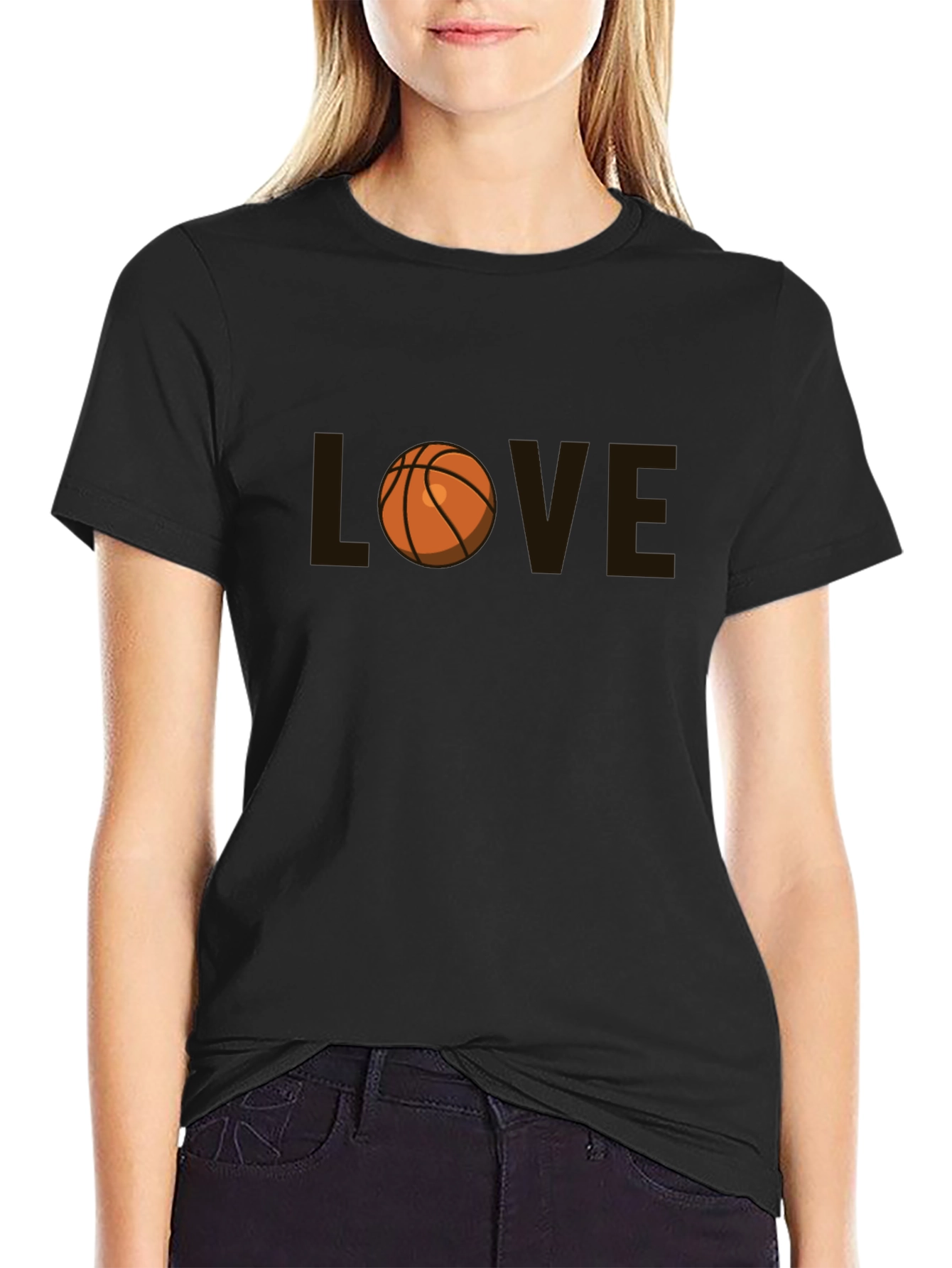 Love Basketball Graphic T-Shirt