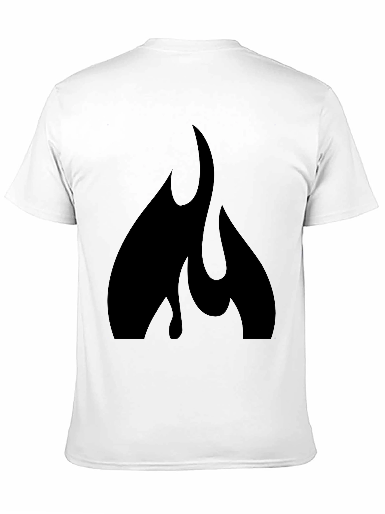 Black Flame Graphic Tee - Bold Style