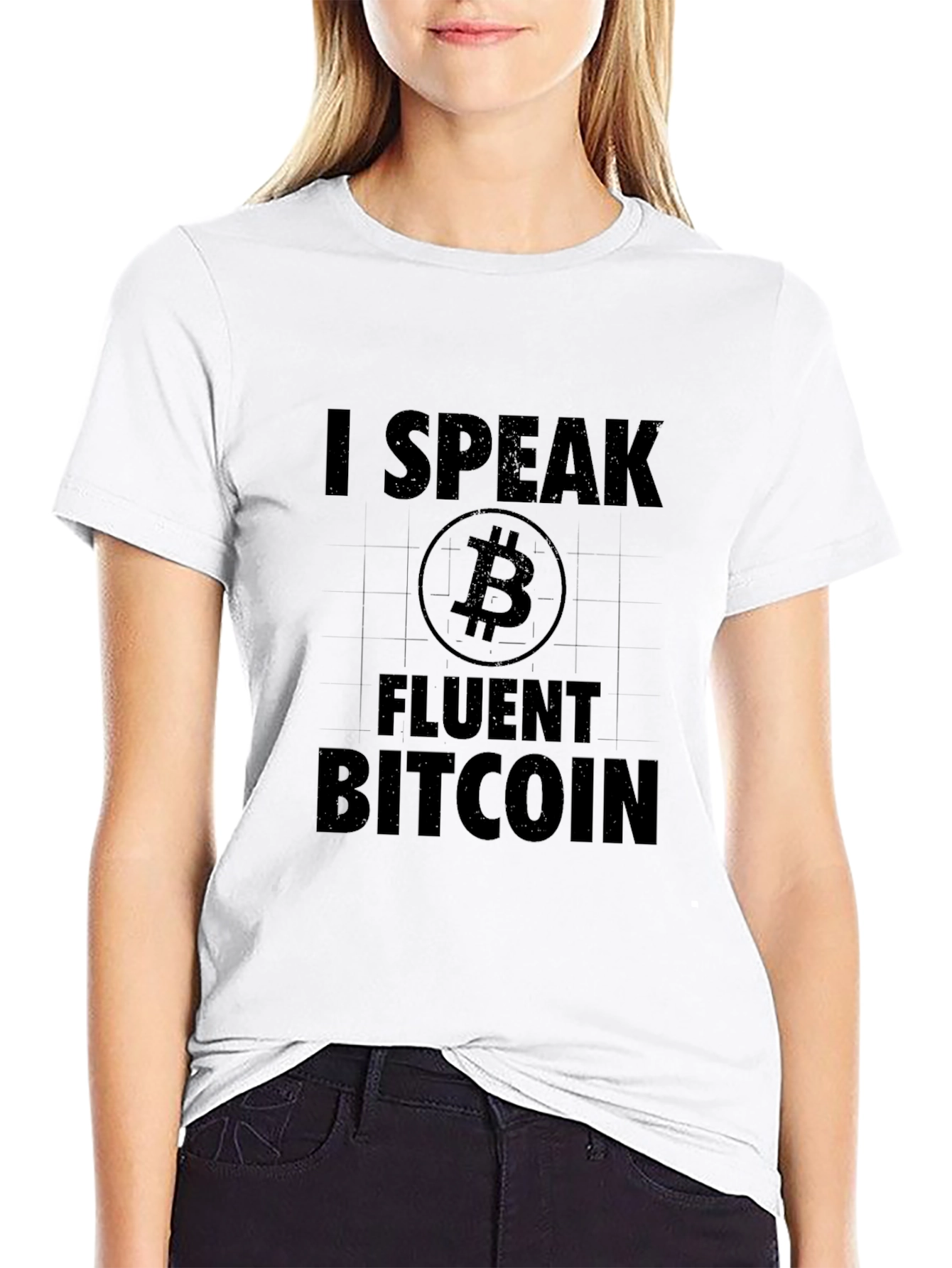 I Speak Fluent Bitcoin Black T-Shirt