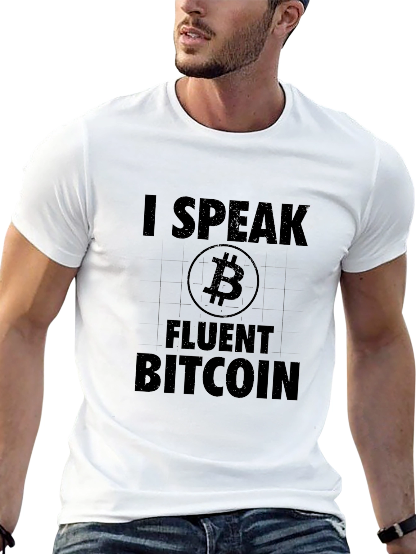 I Speak Fluent Bitcoin Black T-Shirt