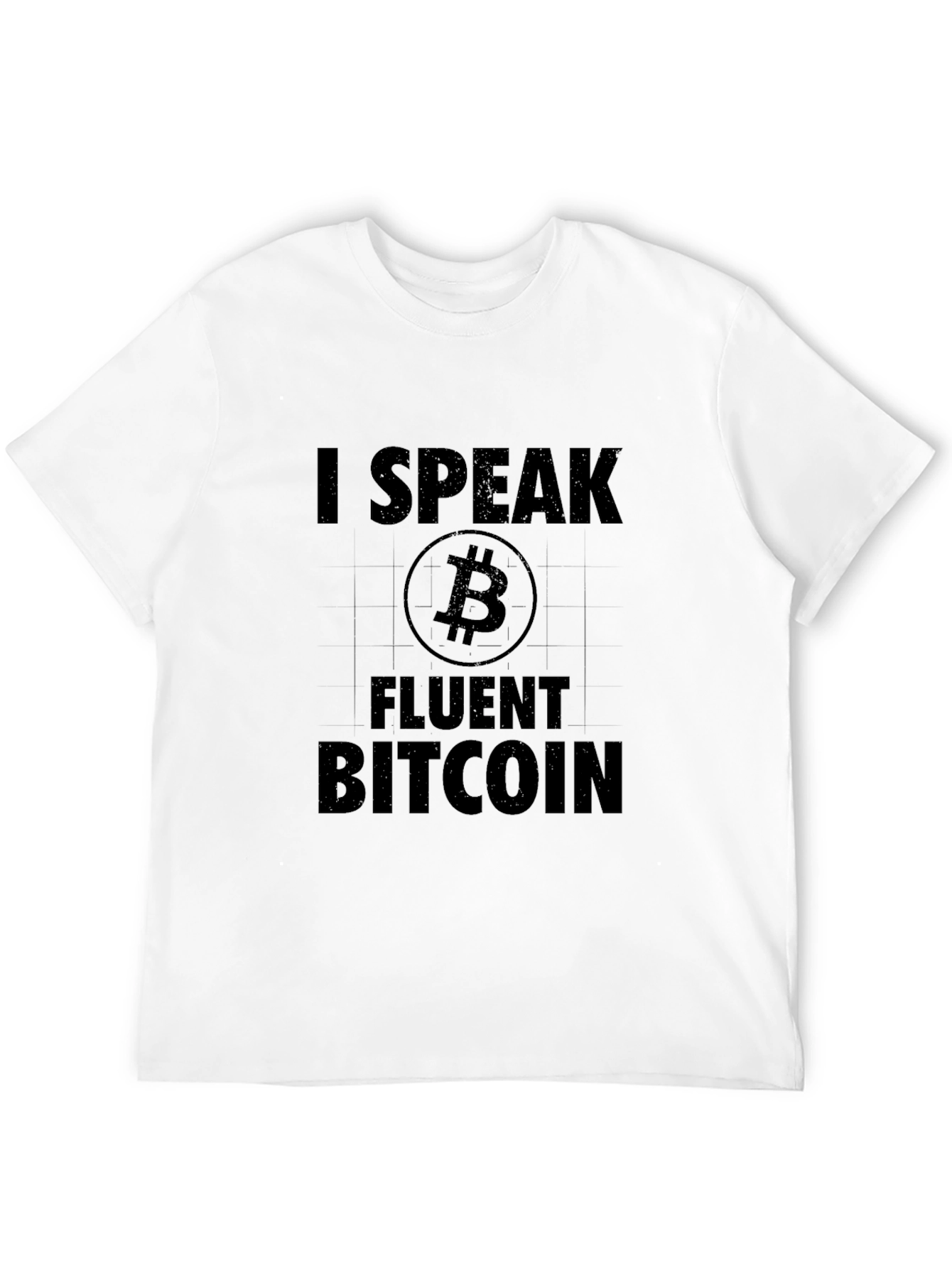 I Speak Fluent Bitcoin Black T-Shirt