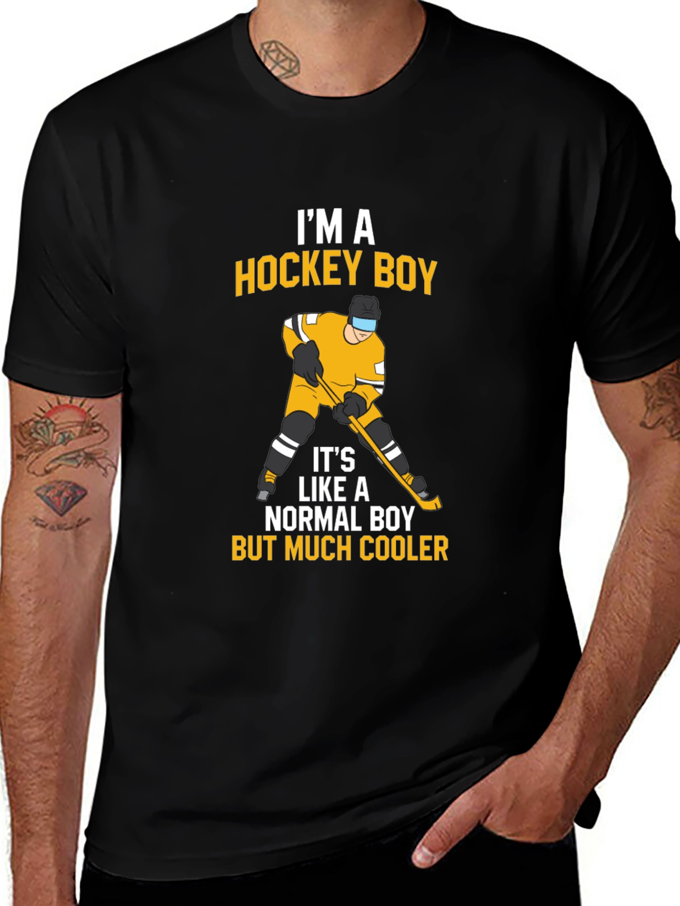 Hockey Boy T-Shirt - Cool and Sporty Design