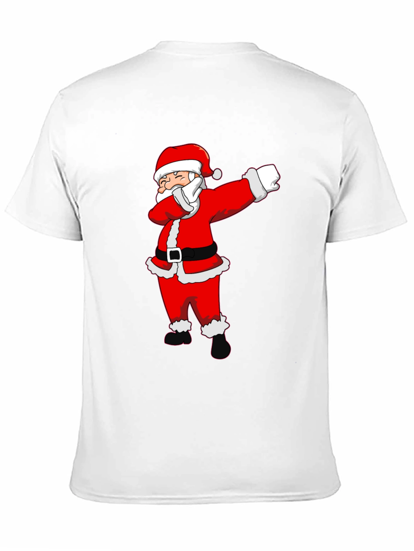 Dabbing Santa Claus Black T-Shirt