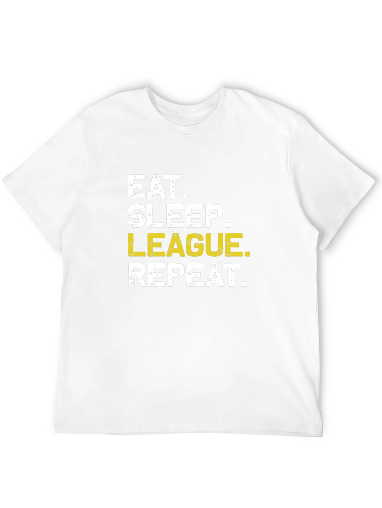 Eat Sleep League Repeat Funny Gaming T-Shirt