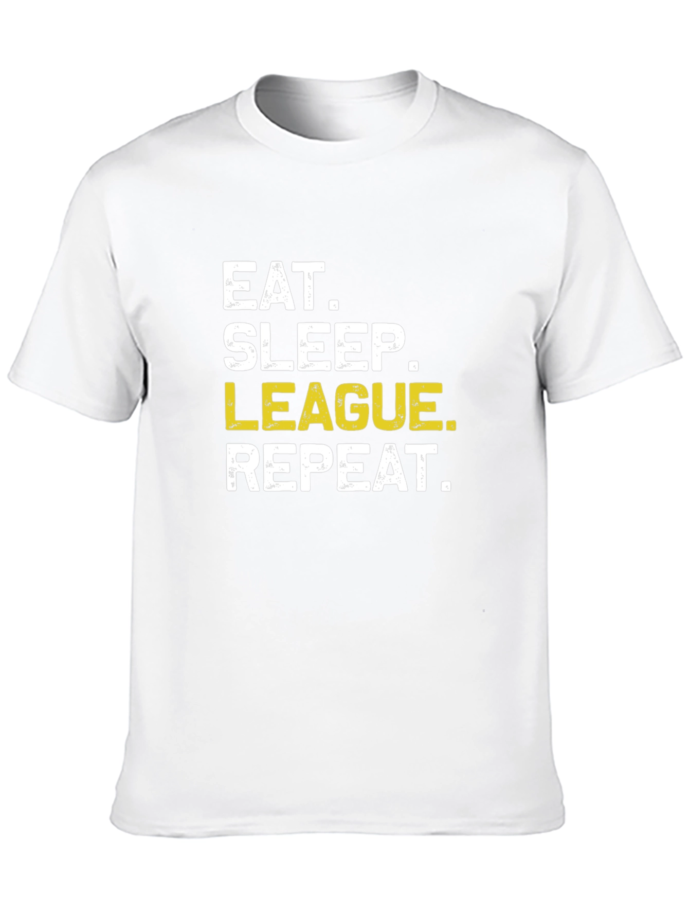 Eat Sleep League Repeat Funny Gaming T-Shirt