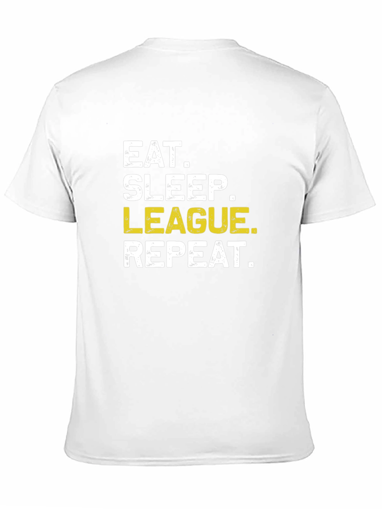 Eat Sleep League Repeat Funny Gaming T-Shirt