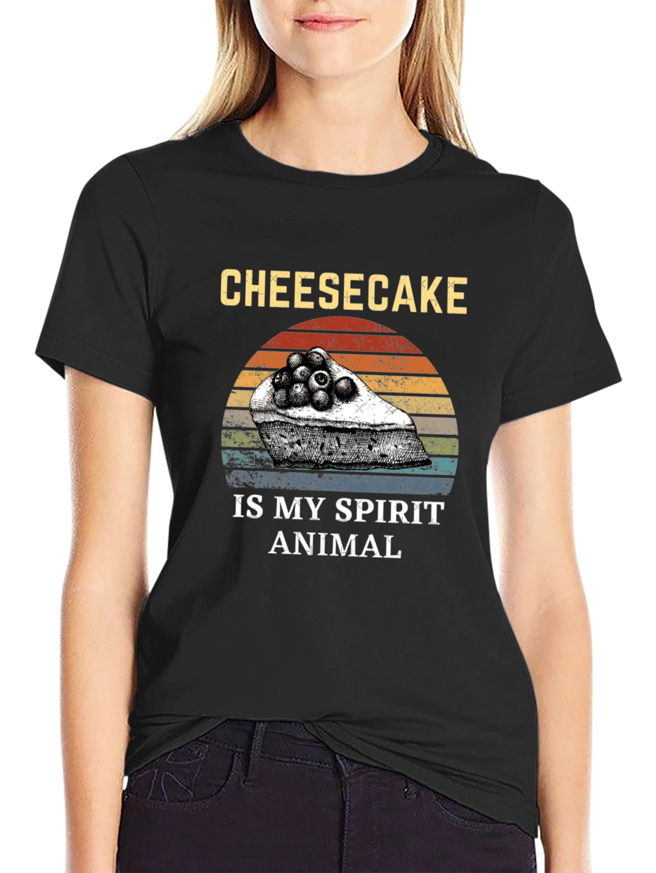 Cheesecake Spirit Animal T-Shirt - Funny Foodie Tee