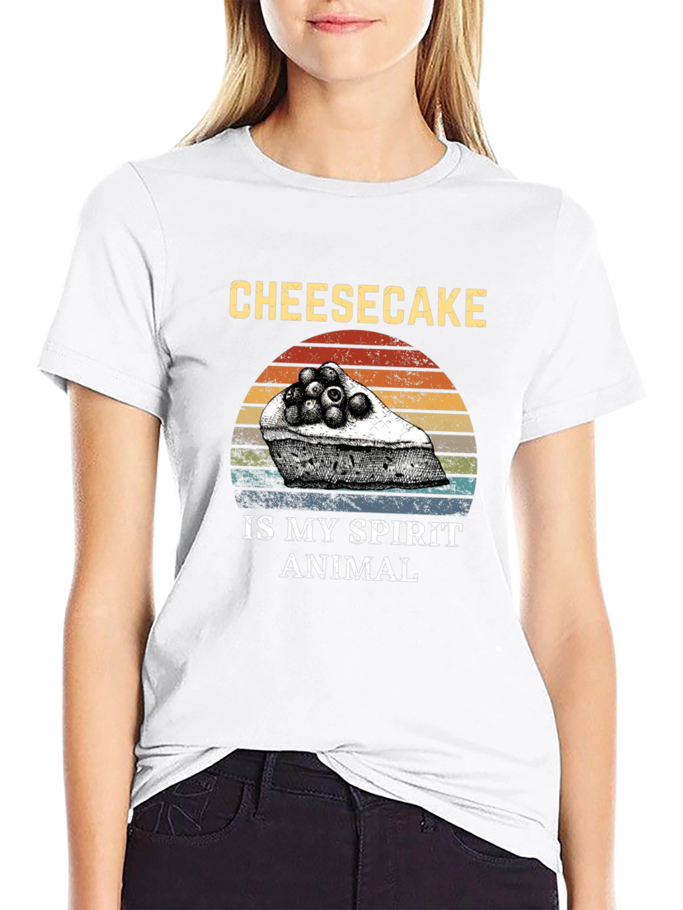 Cheesecake Spirit Animal T-Shirt - Funny Foodie Tee