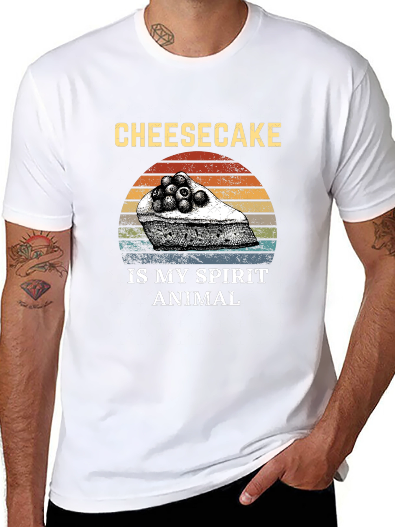 Cheesecake Spirit Animal T-Shirt - Funny Foodie Tee