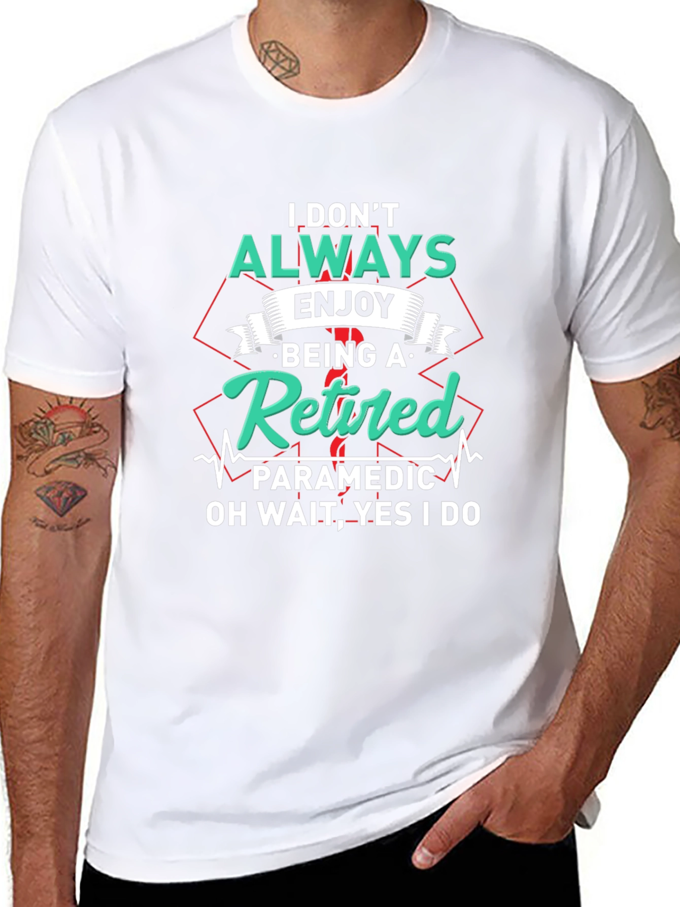 Retired Paramedic T-Shirt Funny EMS Gift Idea