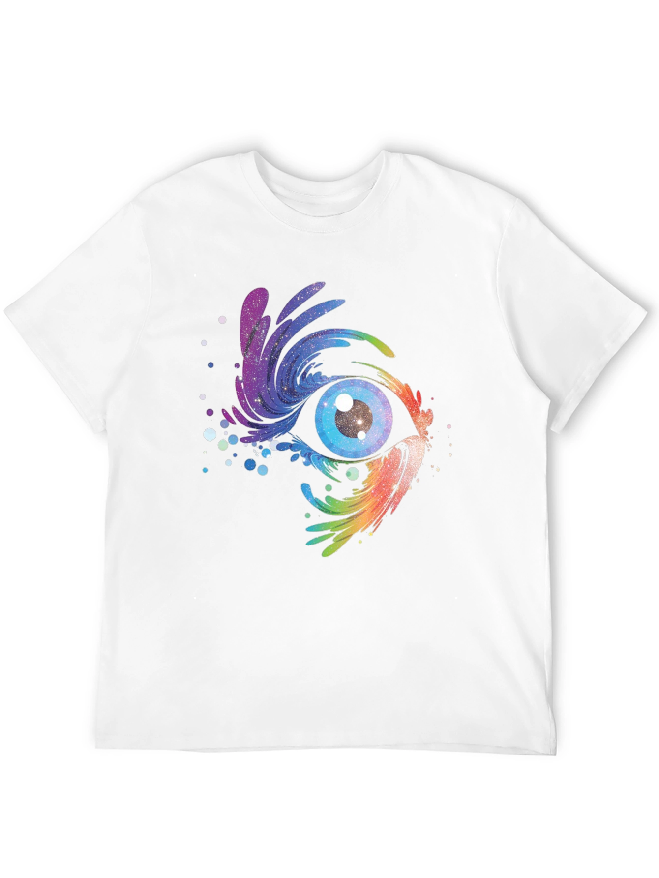 Cosmic Eye Black T-Shirt - Galaxy Vision Tee