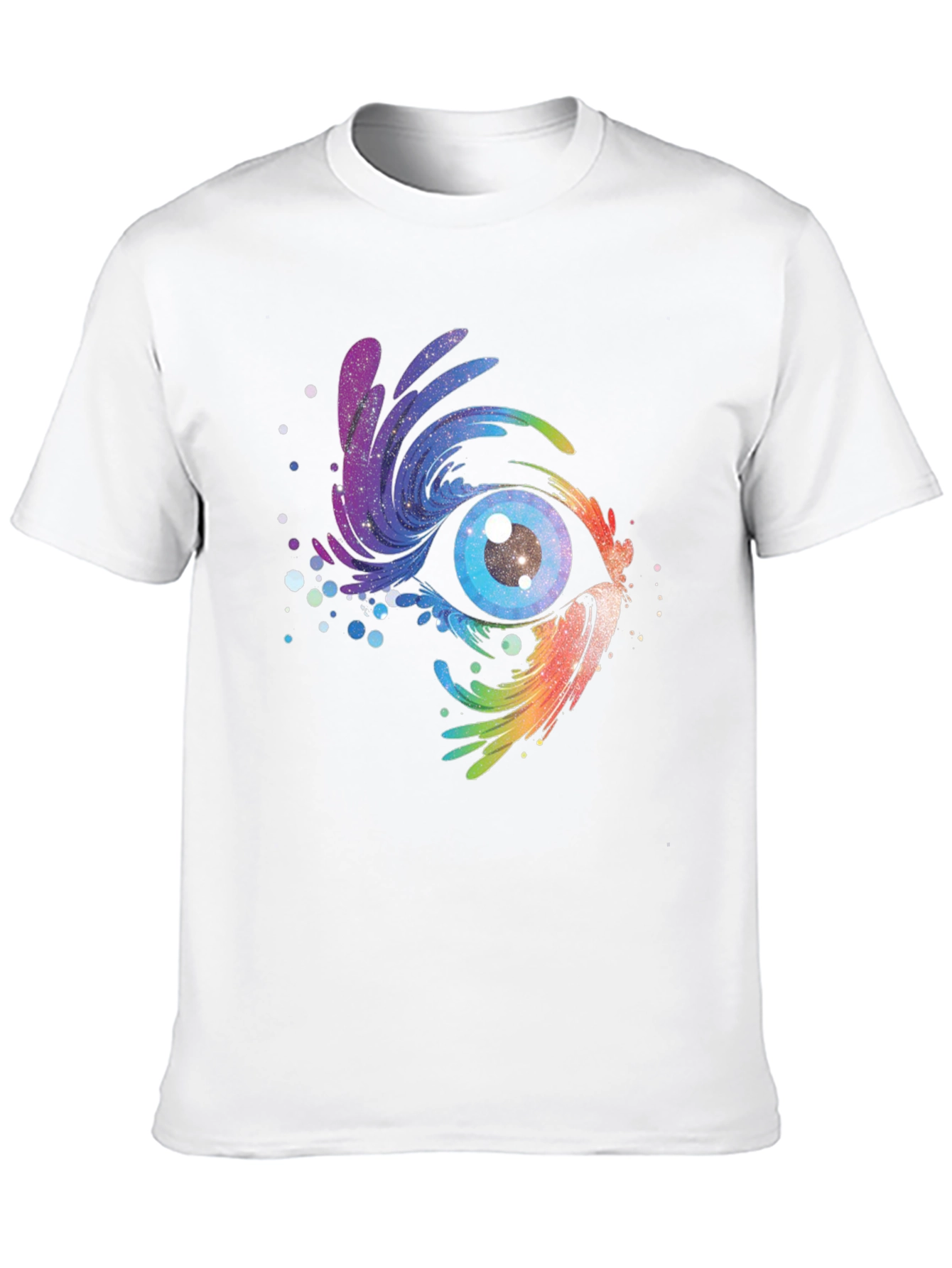 Cosmic Eye Black T-Shirt - Galaxy Vision Tee