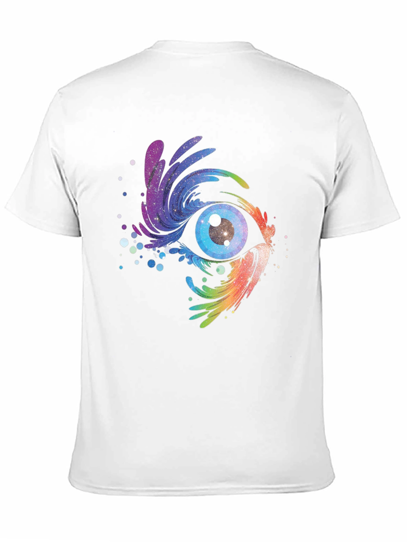 Cosmic Eye Black T-Shirt - Galaxy Vision Tee