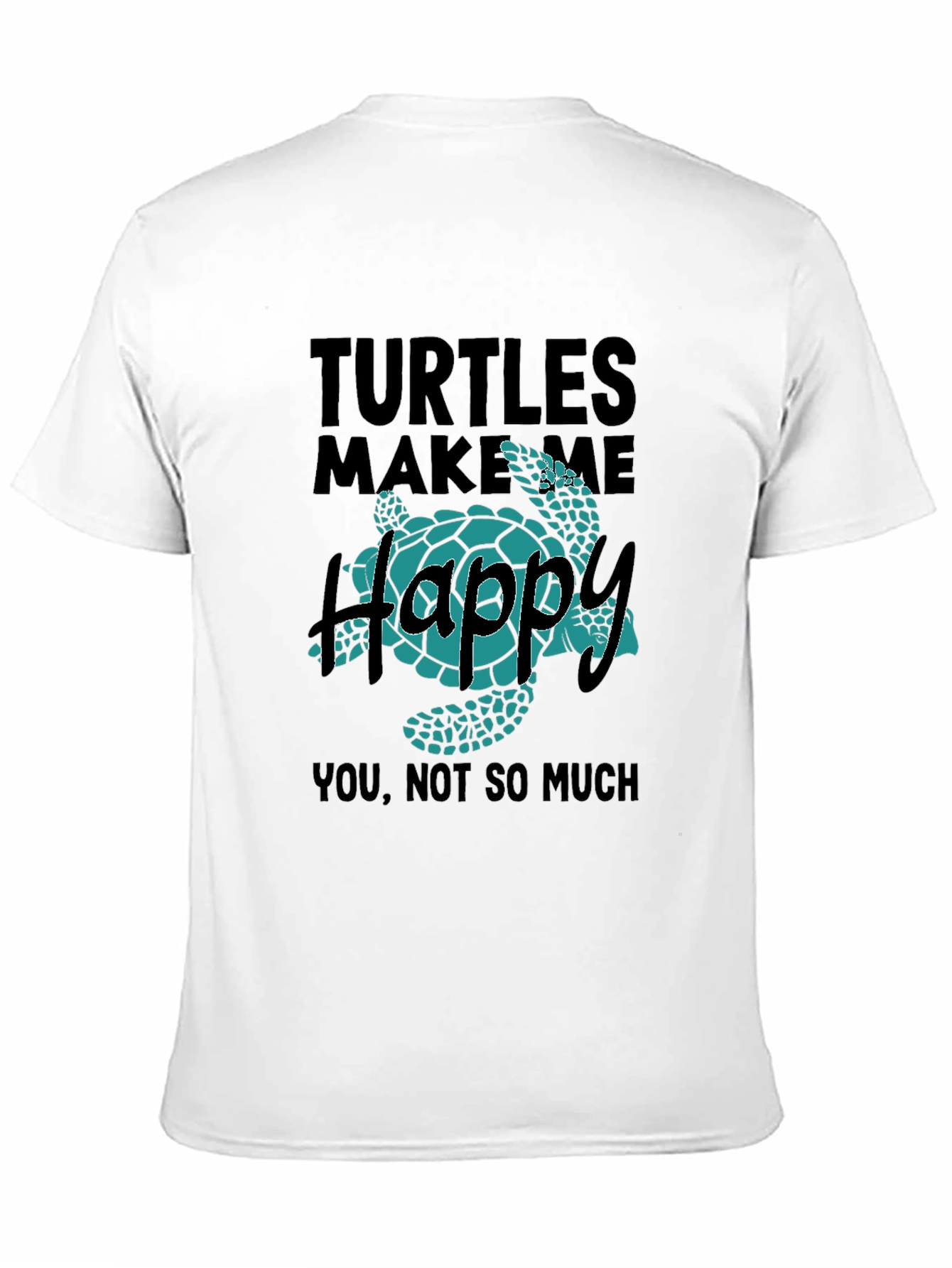 Turtles Make Me Happy Graphic T-Shirt