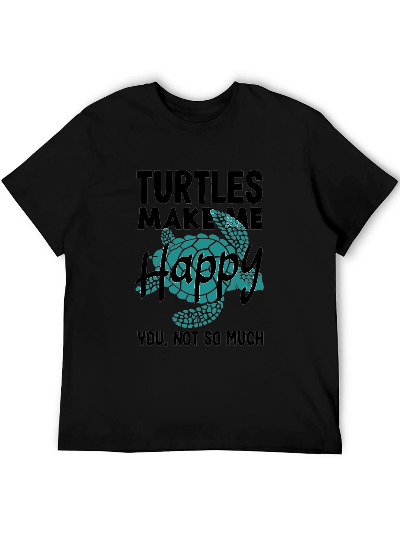 Turtles Make Me Happy Graphic T-Shirt