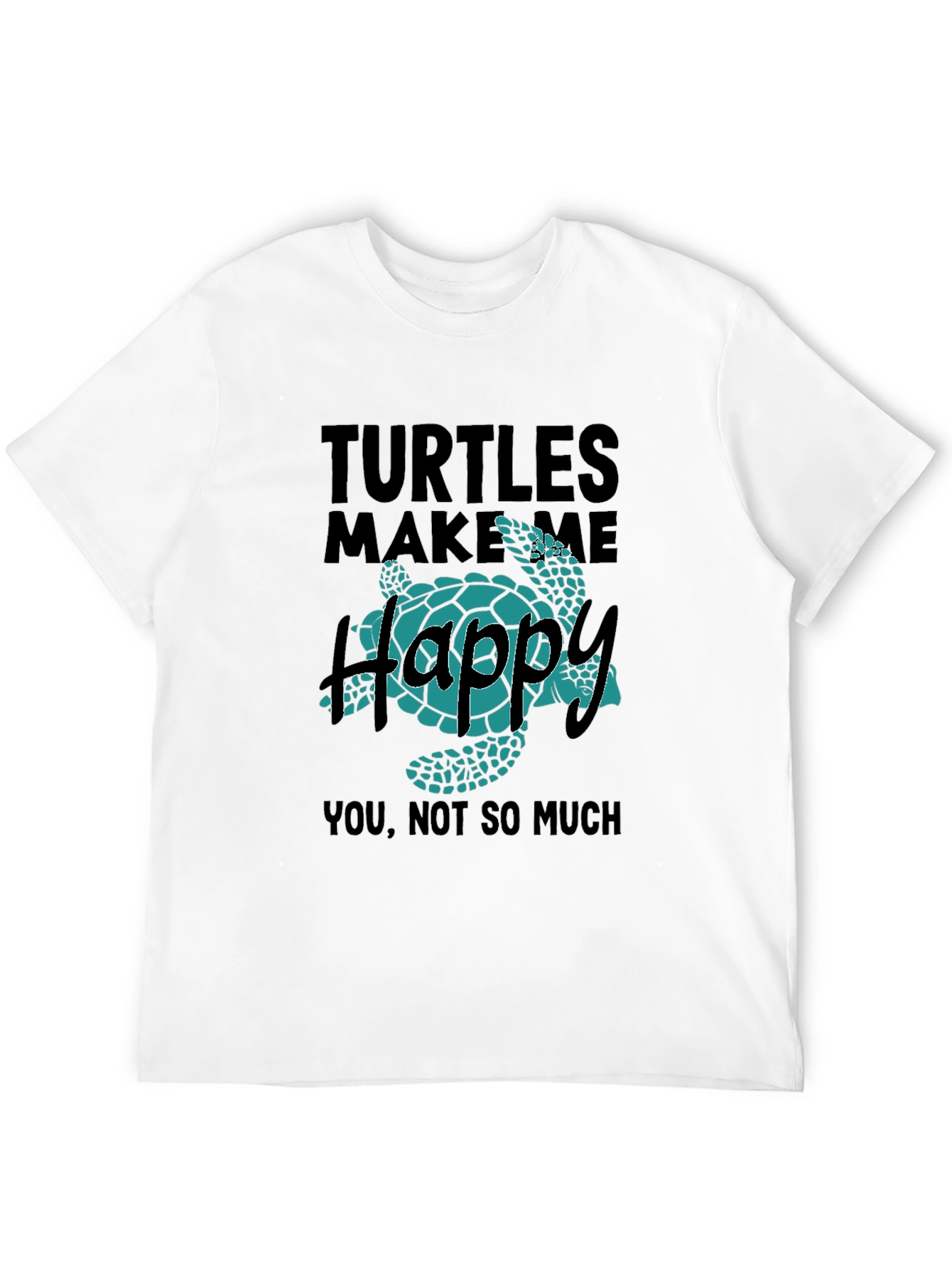Turtles Make Me Happy Graphic T-Shirt