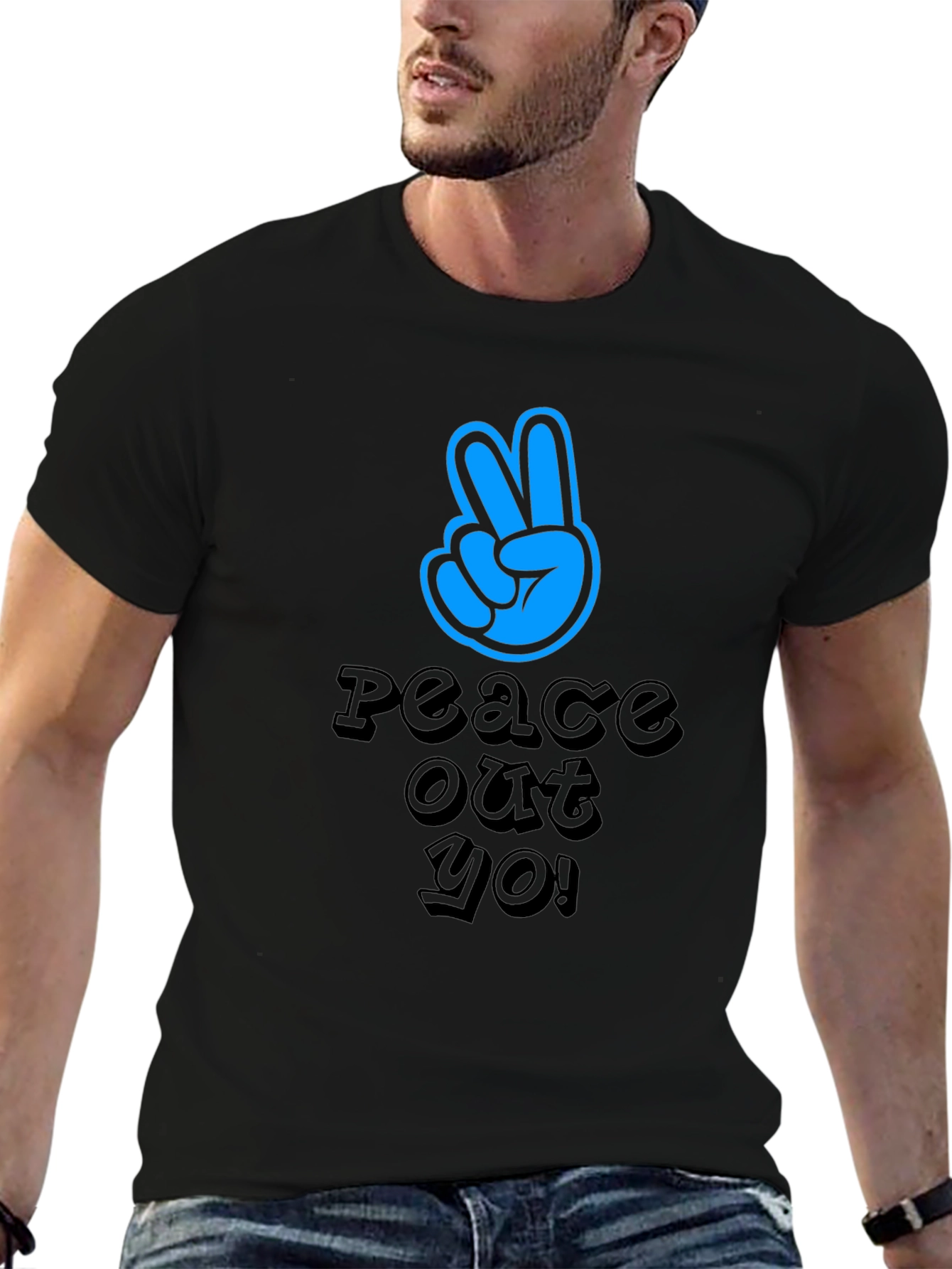 Peace Out Yo! Graphic Tee