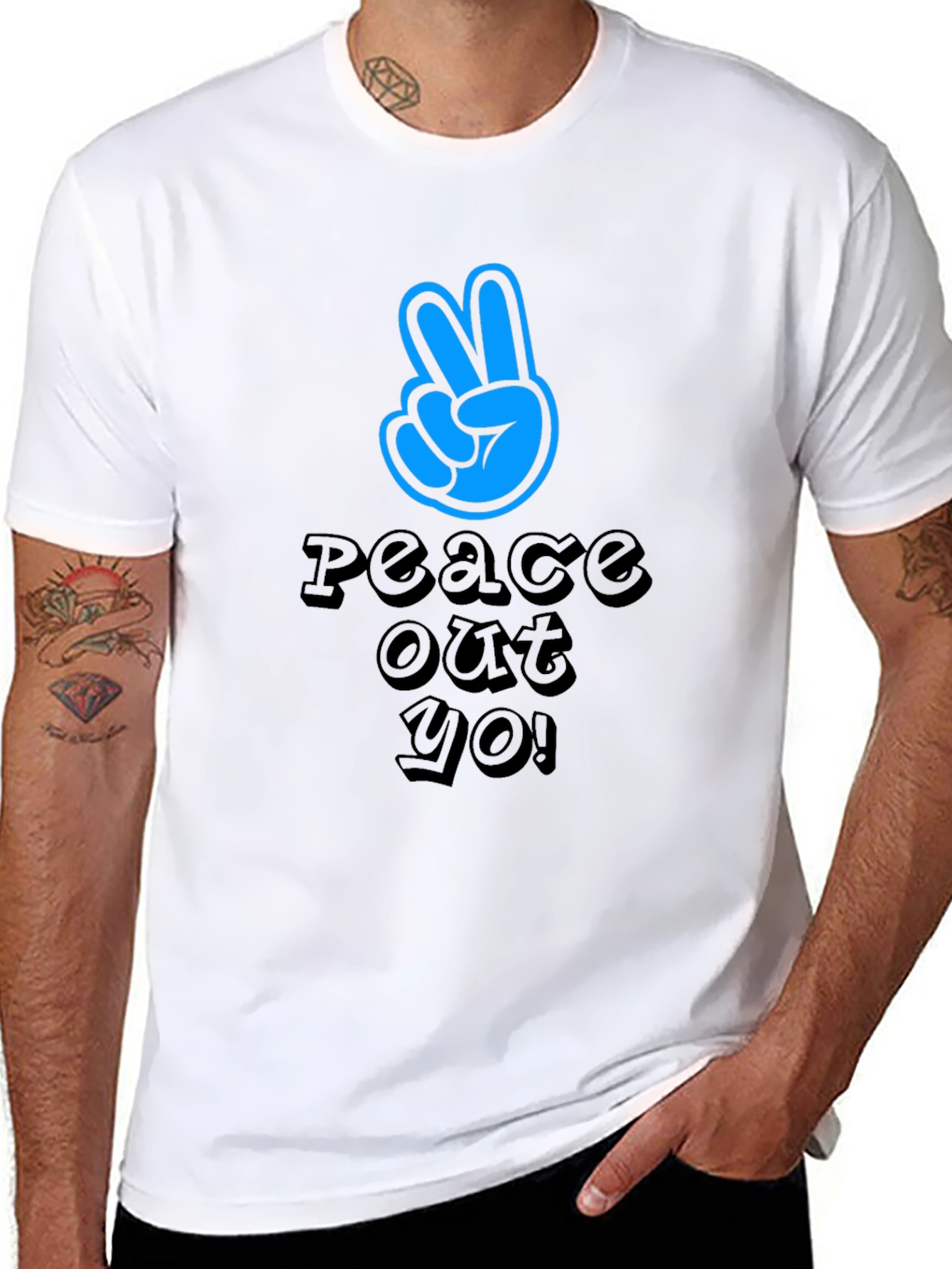 Peace Out Yo! Graphic Tee