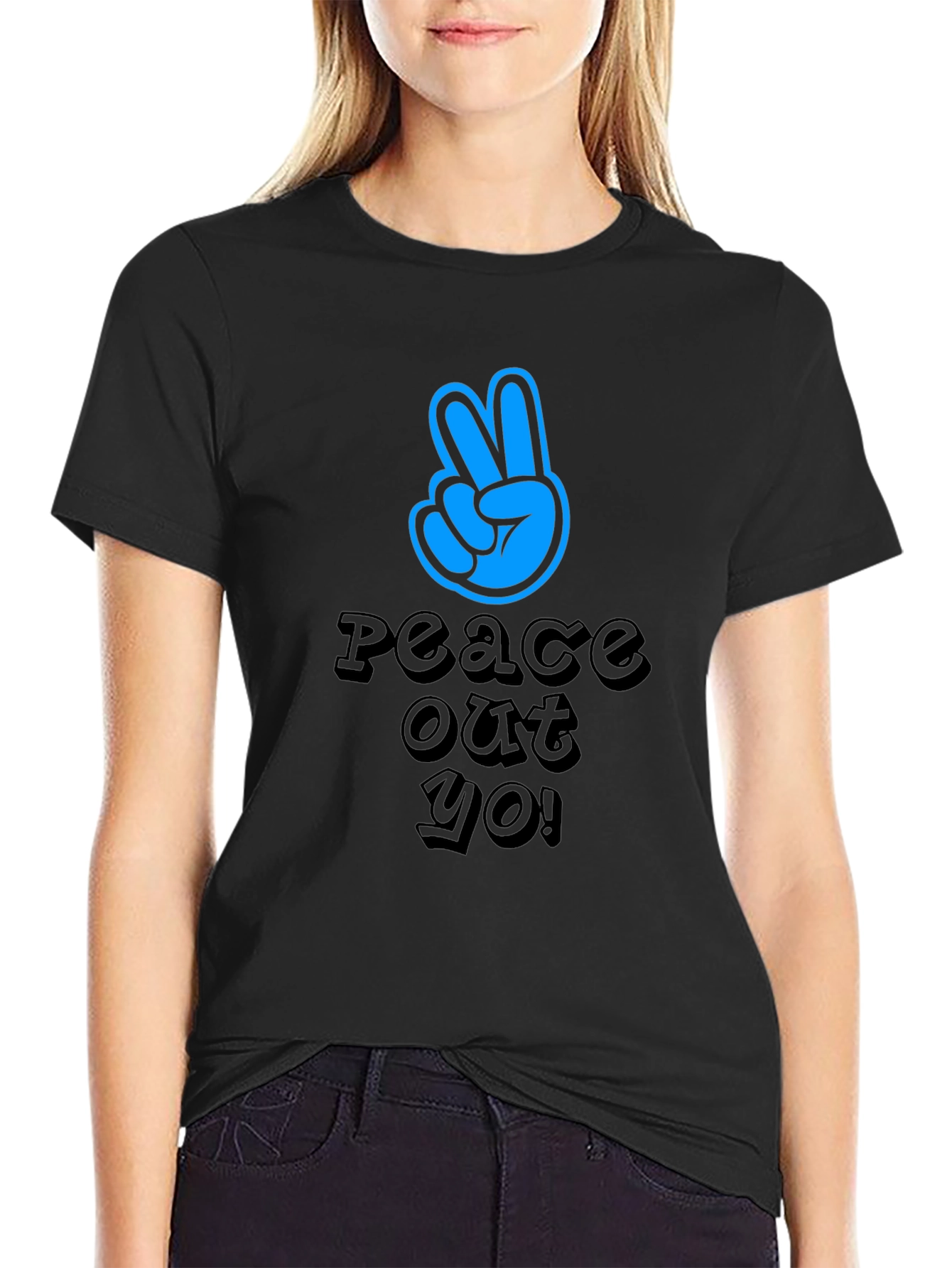 Peace Out Yo! Graphic Tee