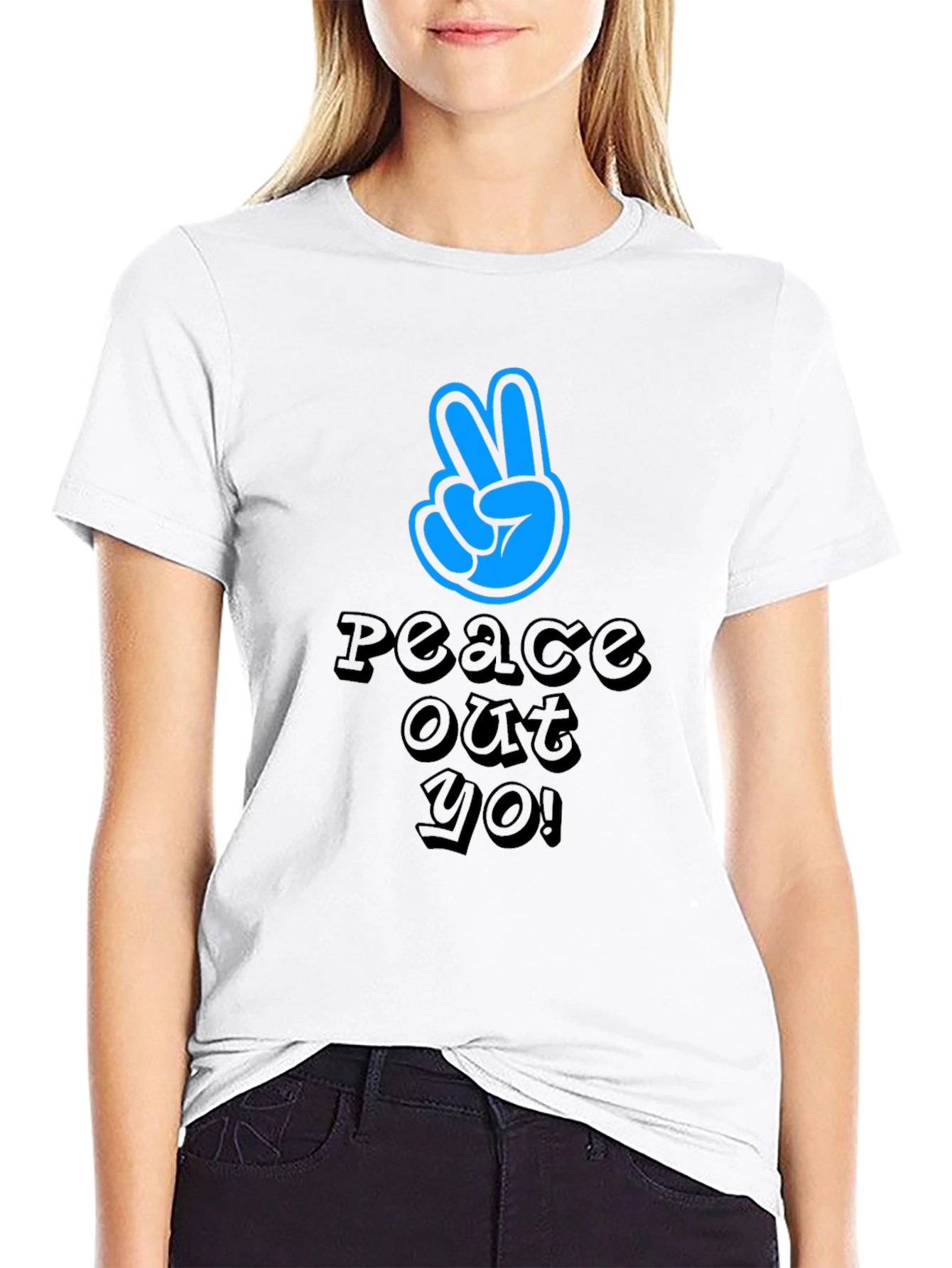 Peace Out Yo! Graphic Tee