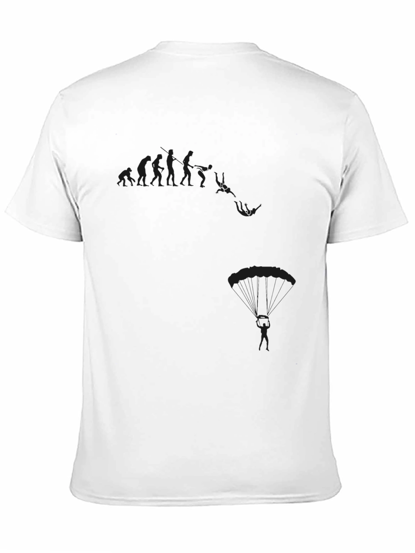 Skydiving Evolution Graphic T-Shirt