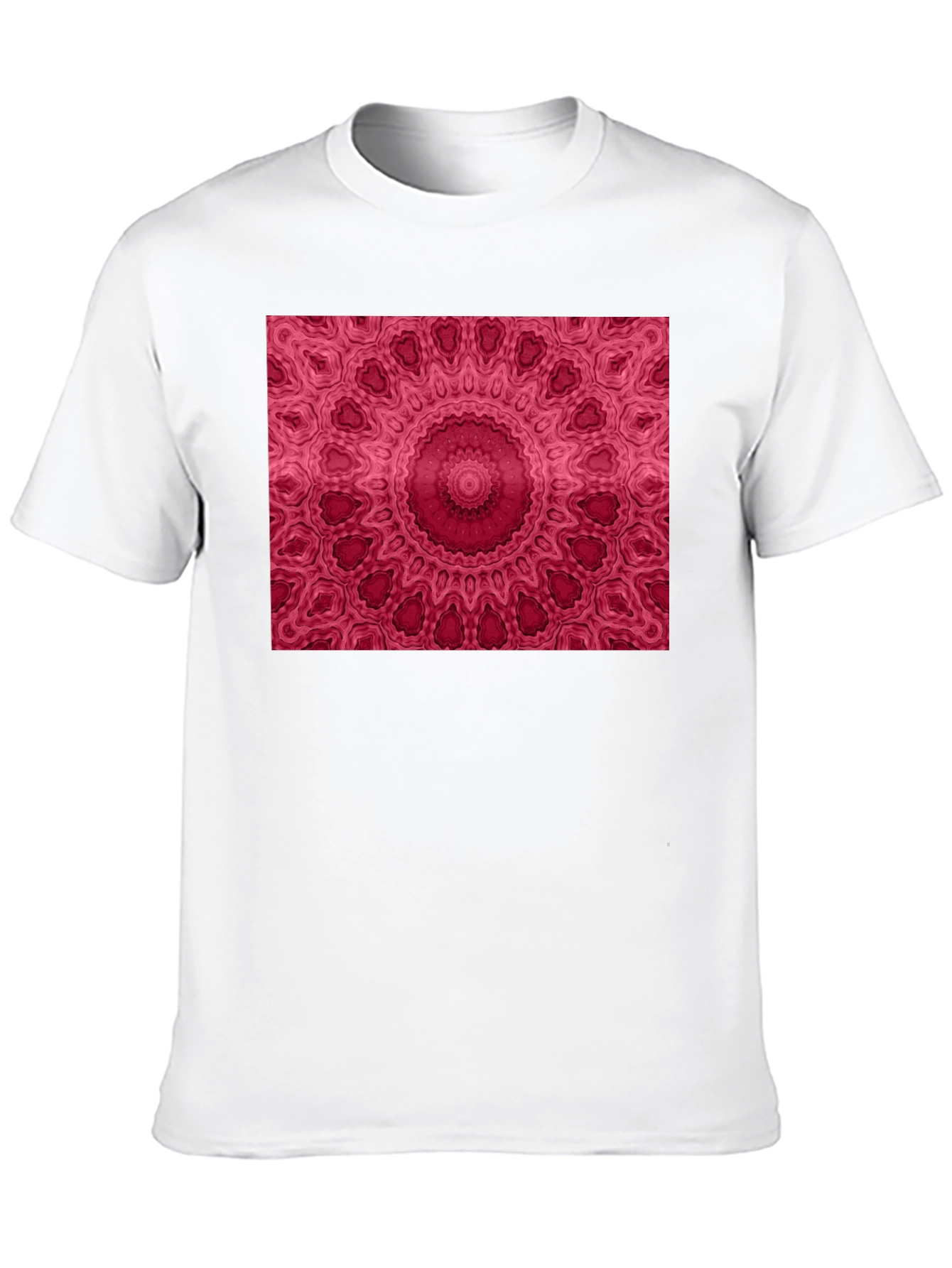 Mandala Print Black Tee