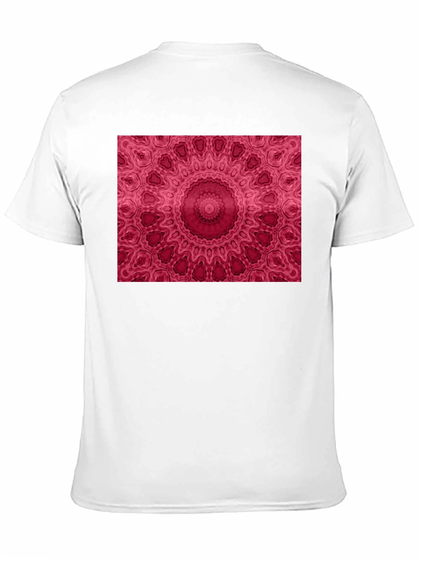 Mandala Print Black Tee