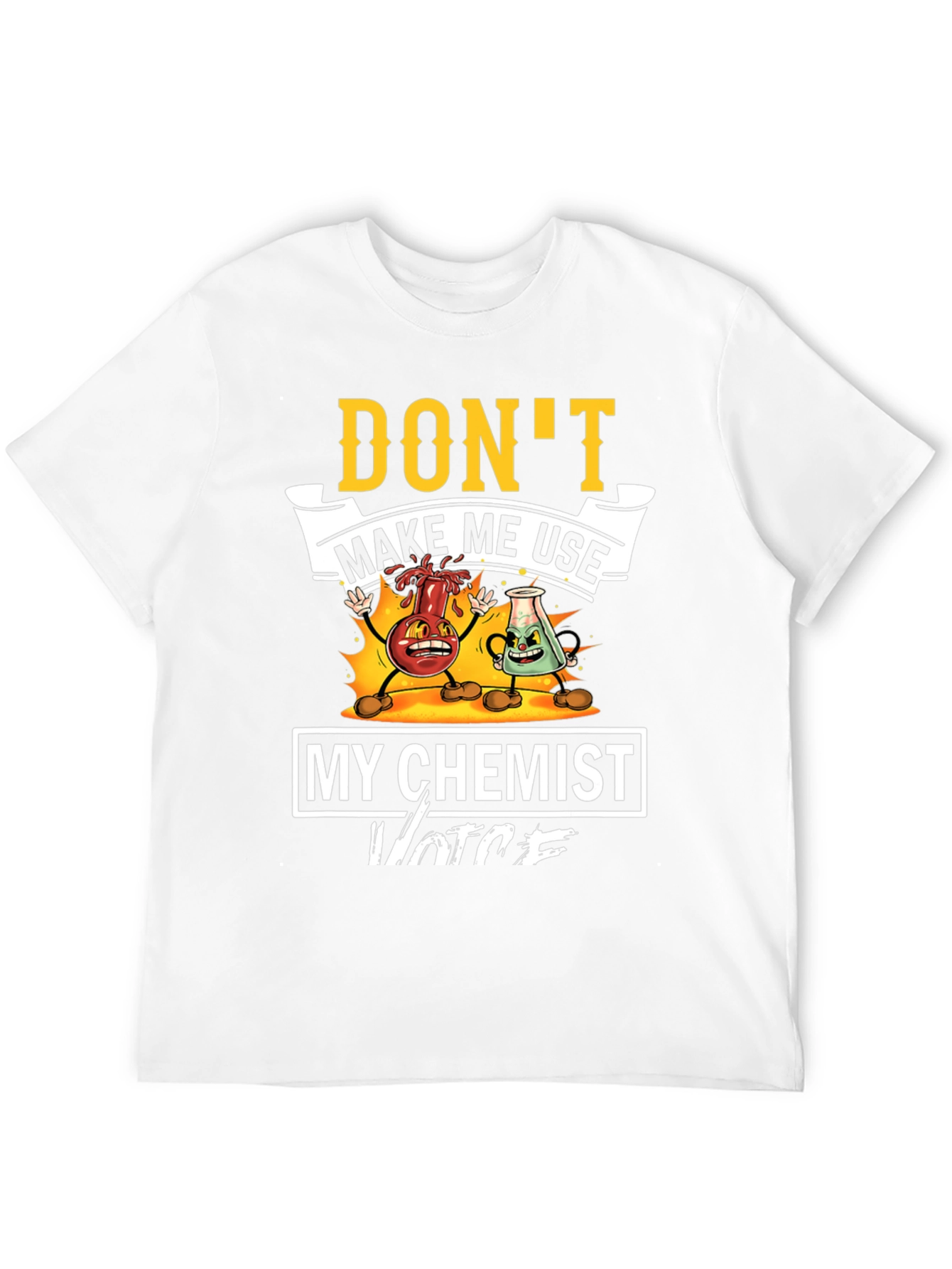 Funny Chemist Voice Graphic T-Shirt