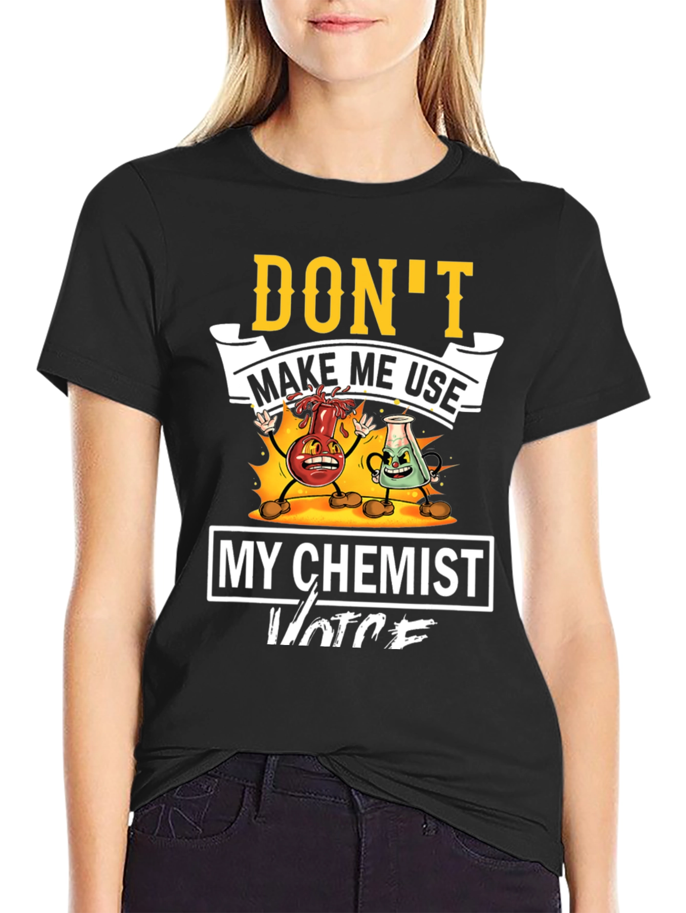 Funny Chemist Voice Graphic T-Shirt