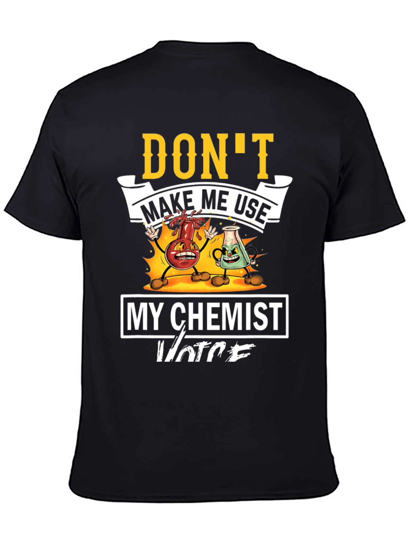 Funny Chemist Voice Graphic T-Shirt