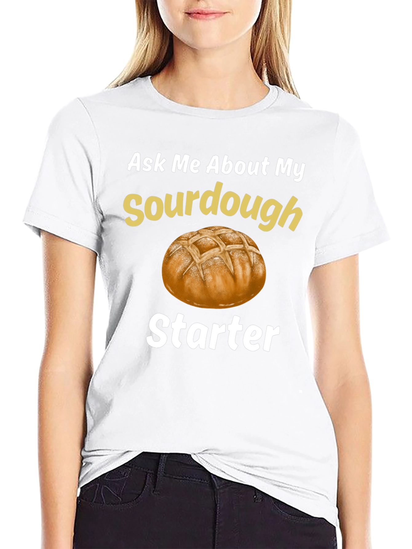 Sourdough Starter T-Shirt - Baking Enthusiast Tee