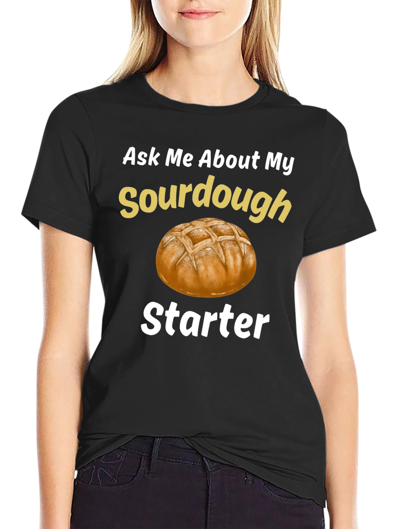 Sourdough Starter T-Shirt - Baking Enthusiast Tee