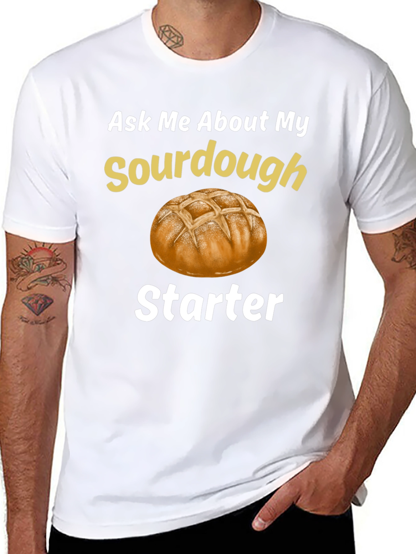 Sourdough Starter T-Shirt - Baking Enthusiast Tee