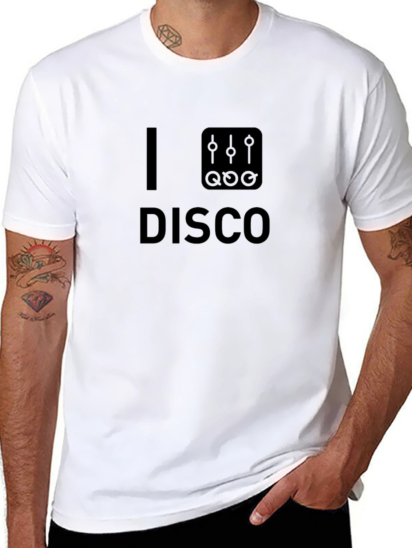 I Love Disco Black T-Shirt
