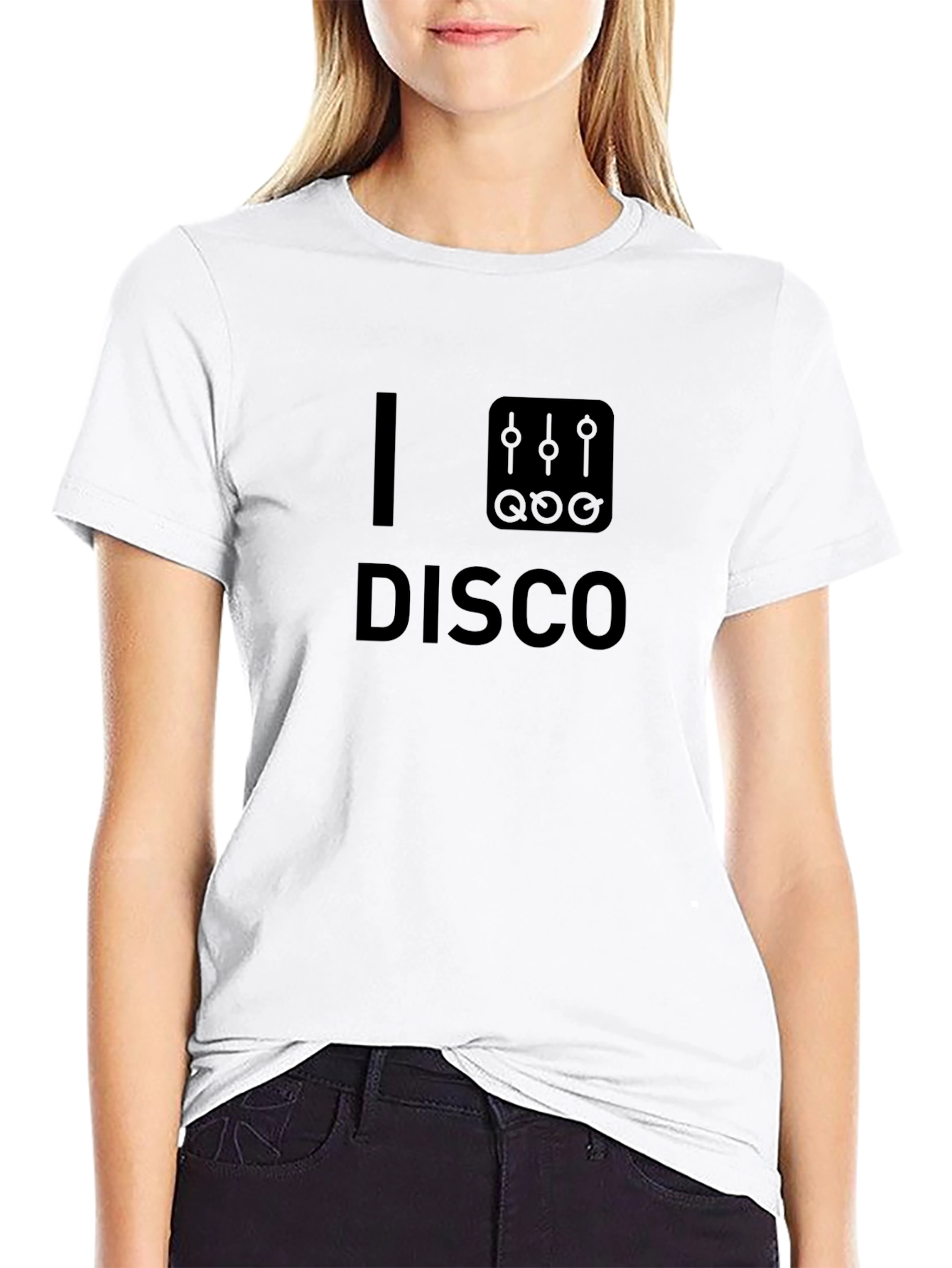 I Love Disco Black T-Shirt
