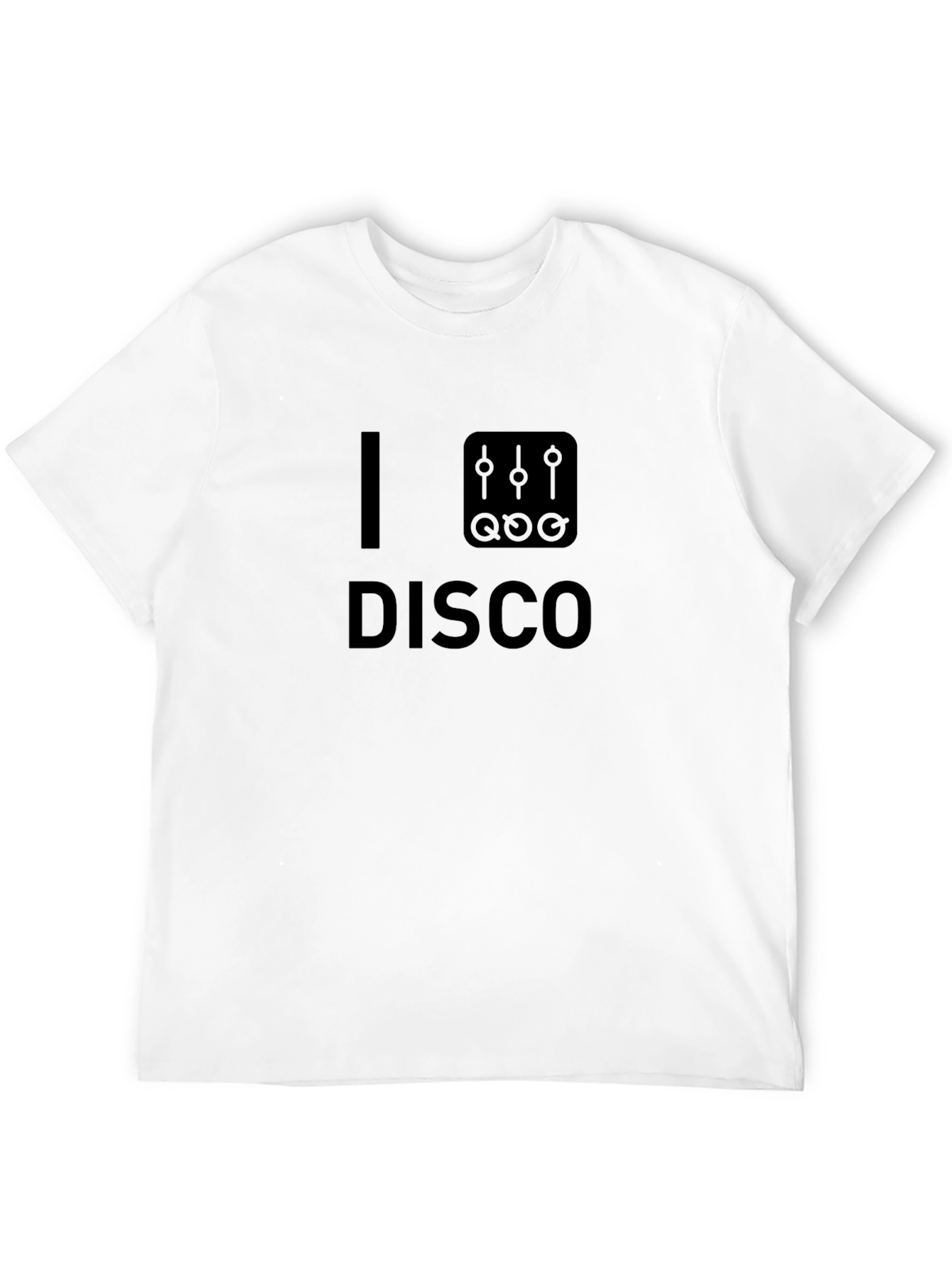 I Love Disco Black T-Shirt