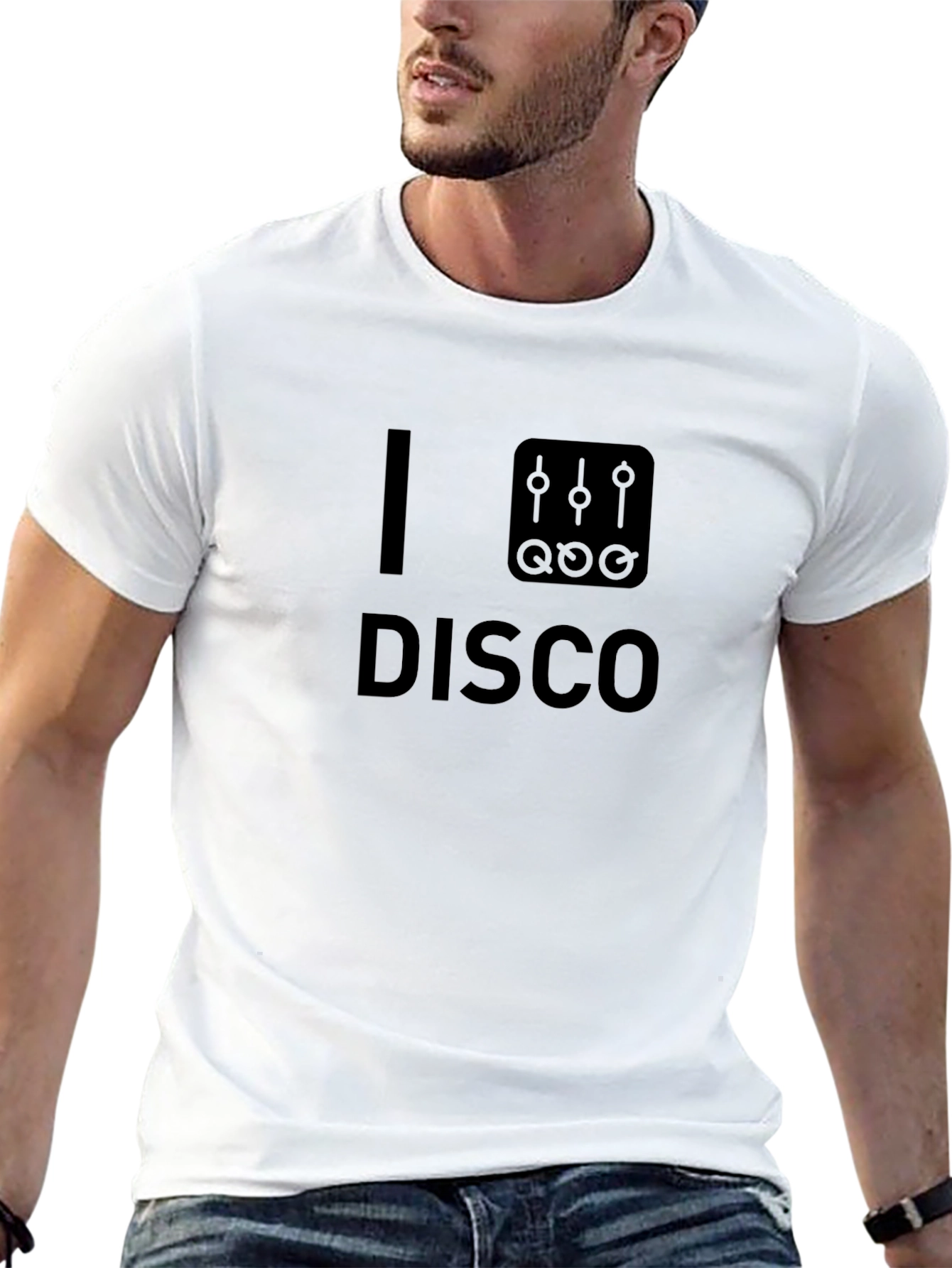 I Love Disco Black T-Shirt