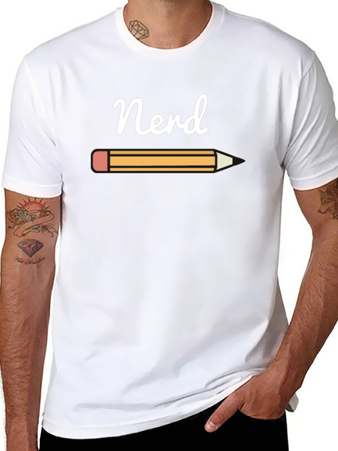 Nerd Pencil Tee - Smart & Stylish
